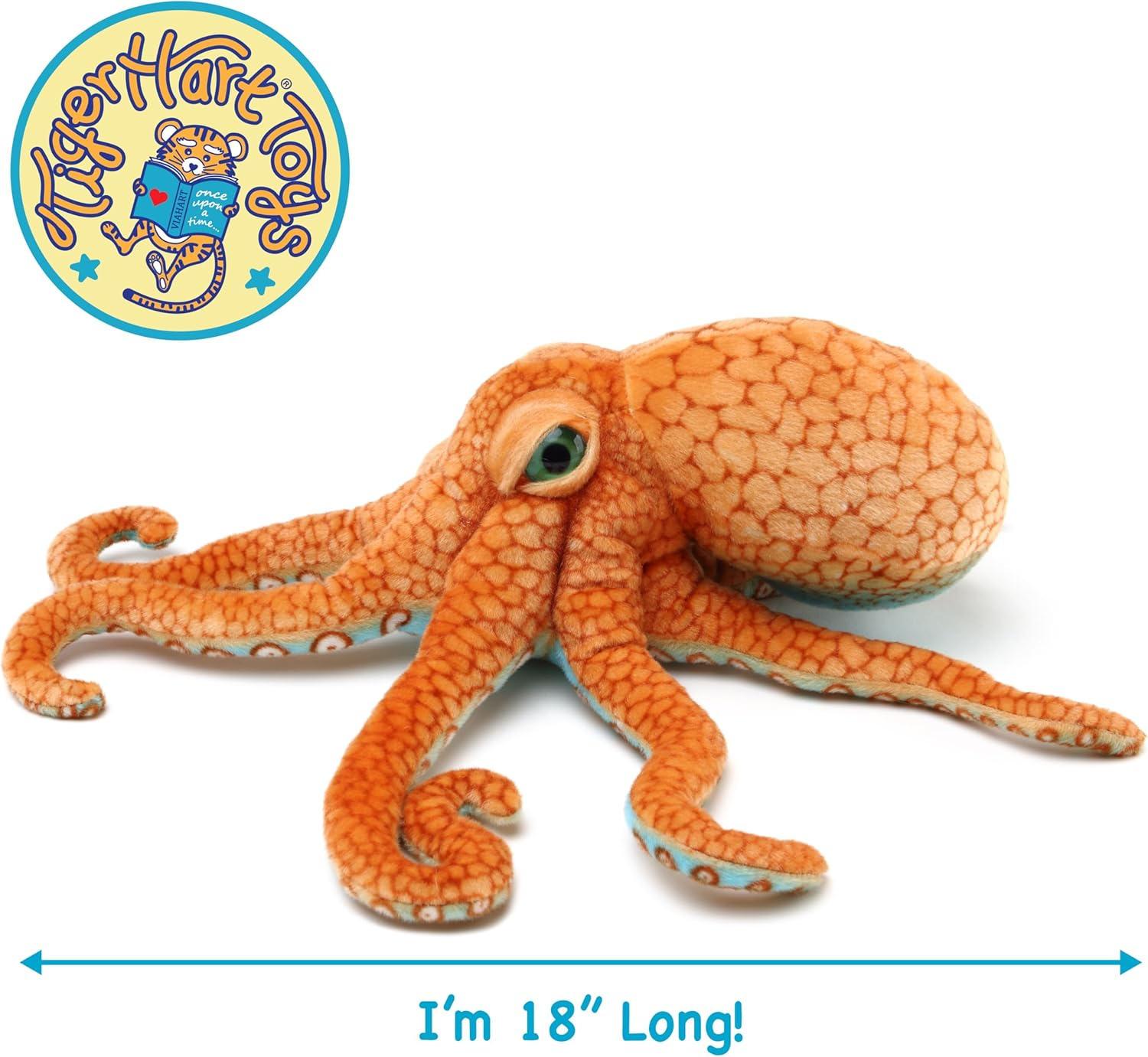 Olympus the Octopus - 18 Inch Stuffed Animal Plush image number 1
