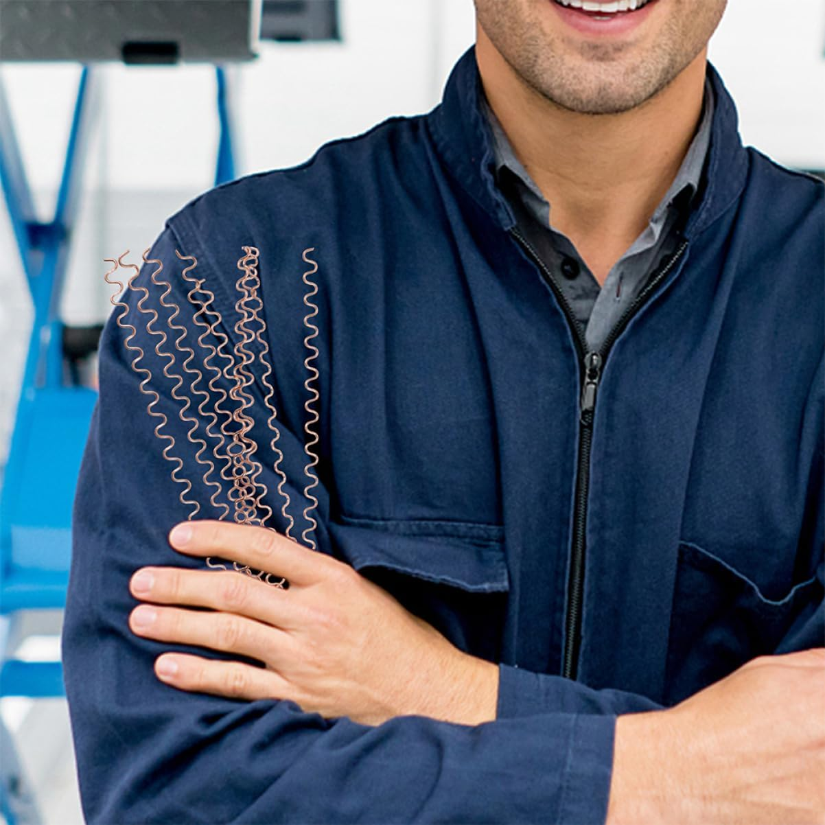 COSMEVIVI 50Pcs Automotive Dent Removal Tools Kit Pulling Wire and Spot Welder for Body Repair image number 1