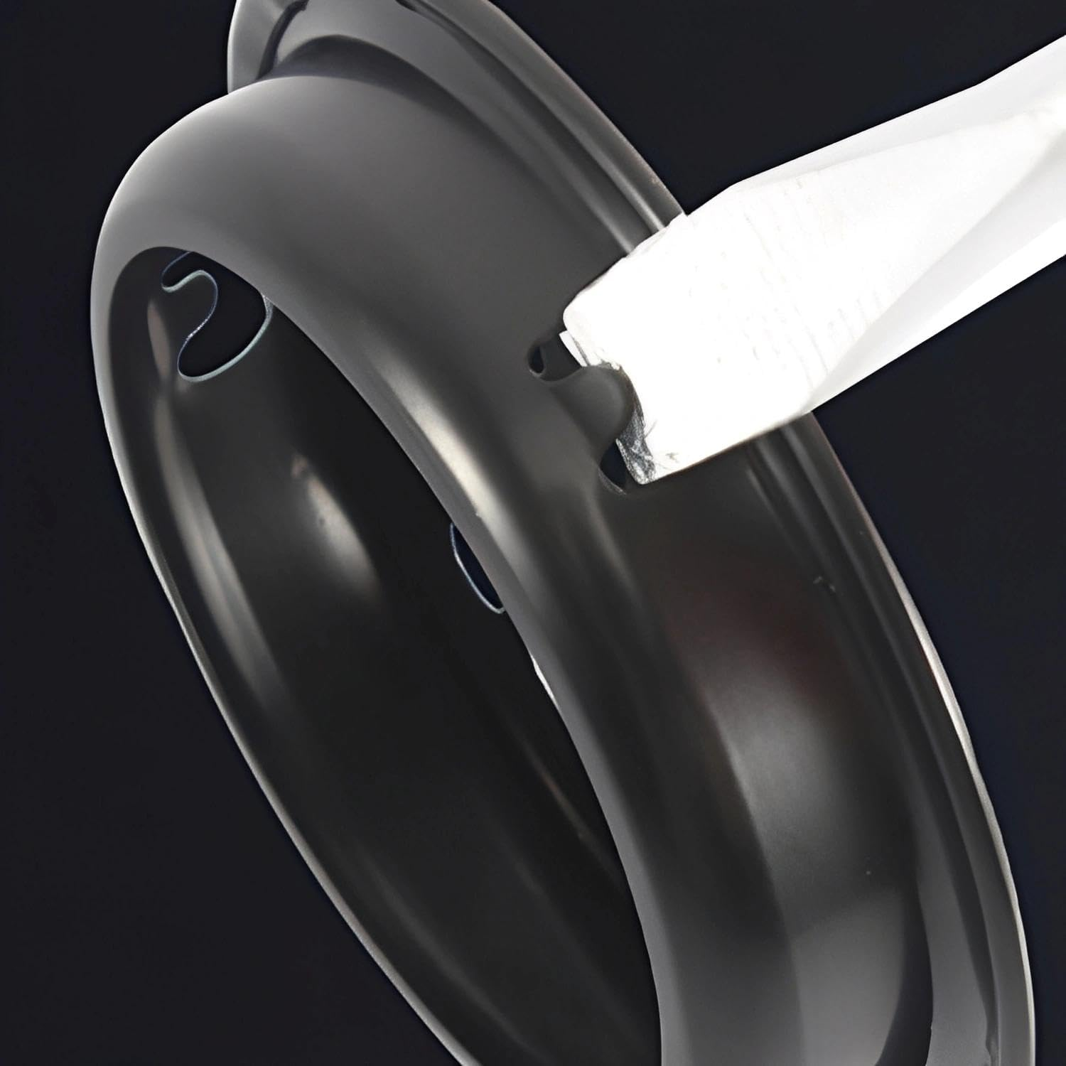 WJUAN 8 Pieces Circular Ventilation Grille Stainless Steel Stainless Steel Ventilation Hole Ventilation Grille round for Kitchen, Bathroom, Cabinet, Bookcase and Wardrobe (Black)