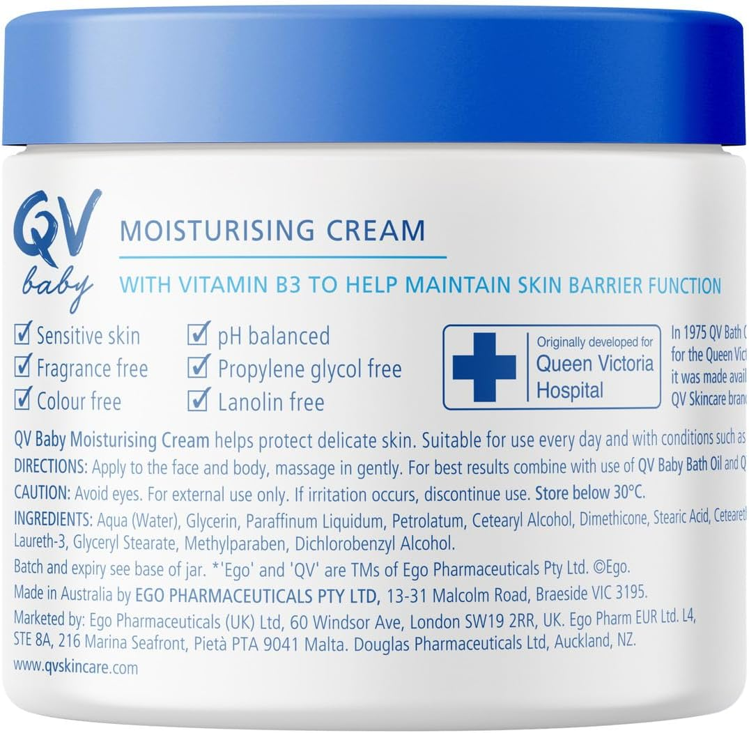 Ego Qv Baby Moisturising Cream 250 G image number 1