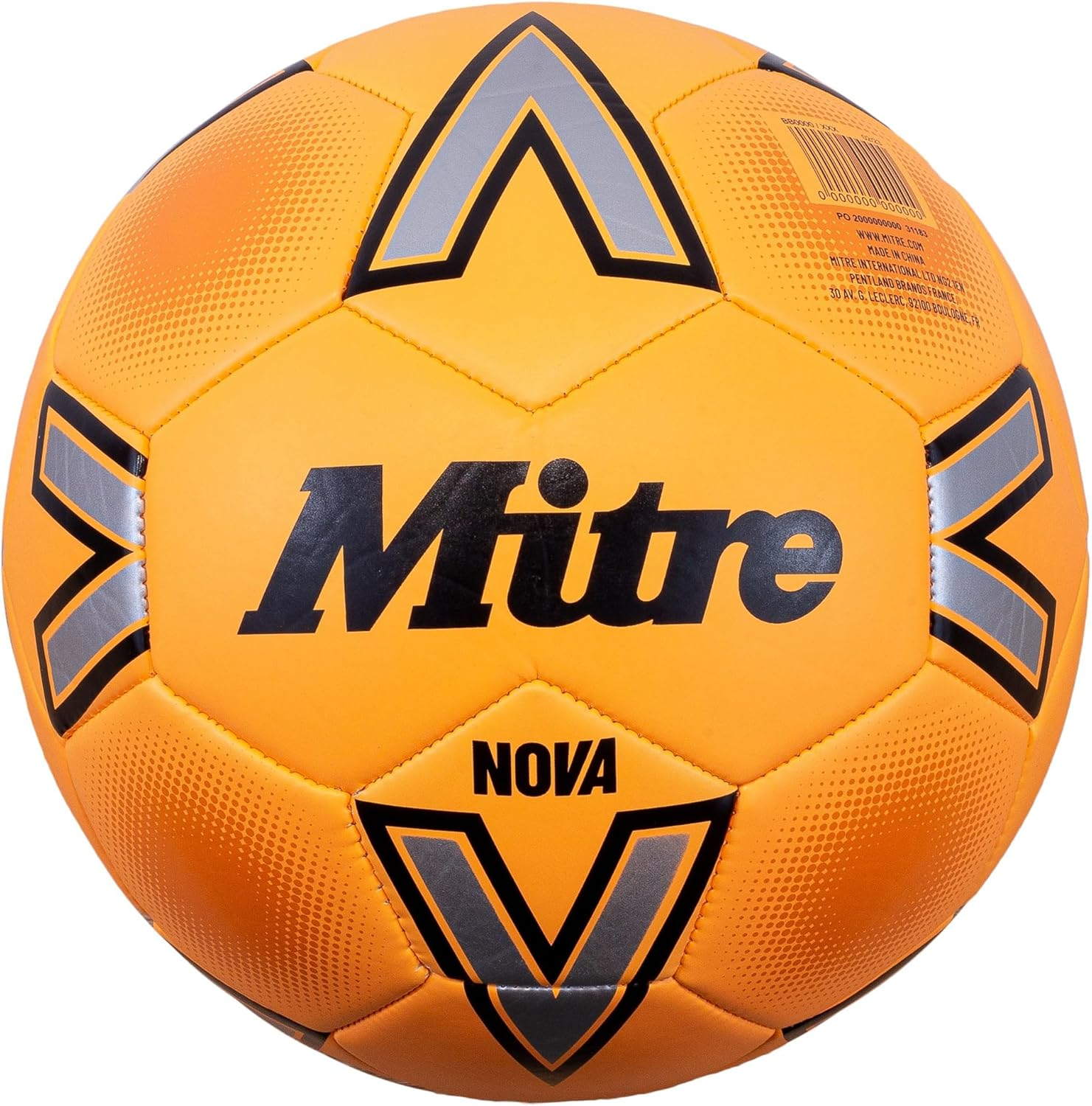 Mitre Nova 24 Soccer Ball, Size 5, Orange image number 1
