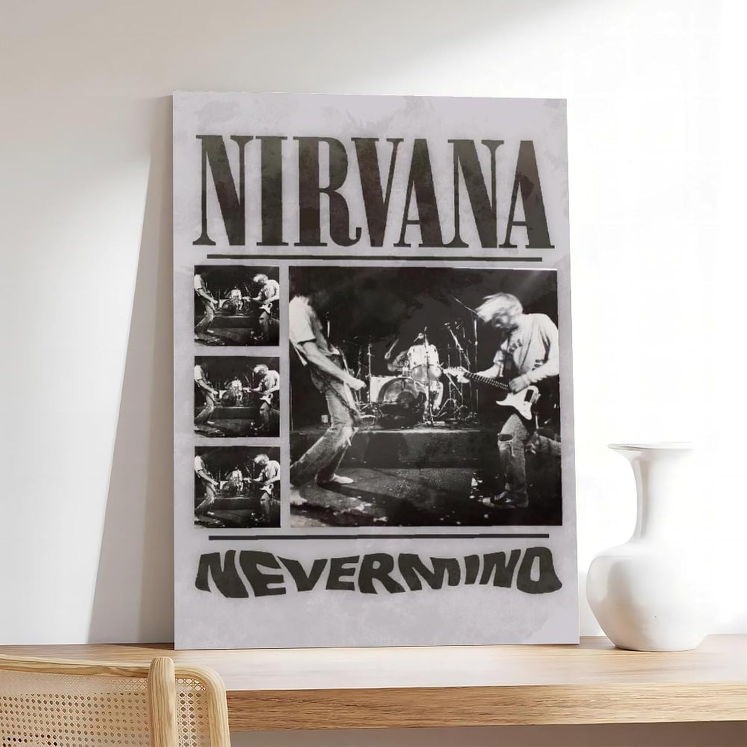 TGDSVPWQ Nirvana Poster Music Poster Wall Art Wall Decor Posters Canvas Poster Unframe:12X18Inch(30X45Cm)