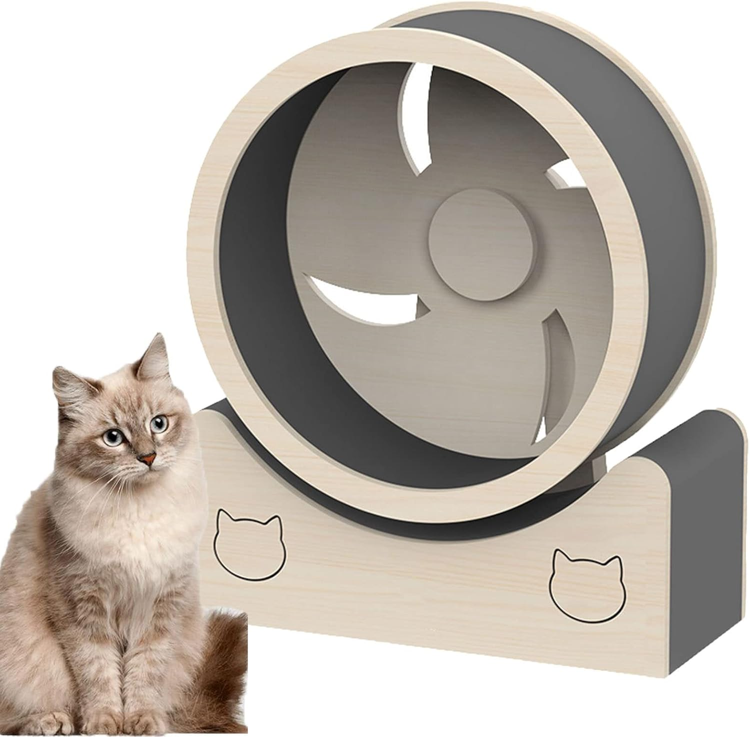 Cat Treadmill Cat Running Wheel Exercise Wheel Running,Spinning,And Scratching Fun Cat Spinning Wheel Great for Physical Activity and Reducing Boredom image number 3