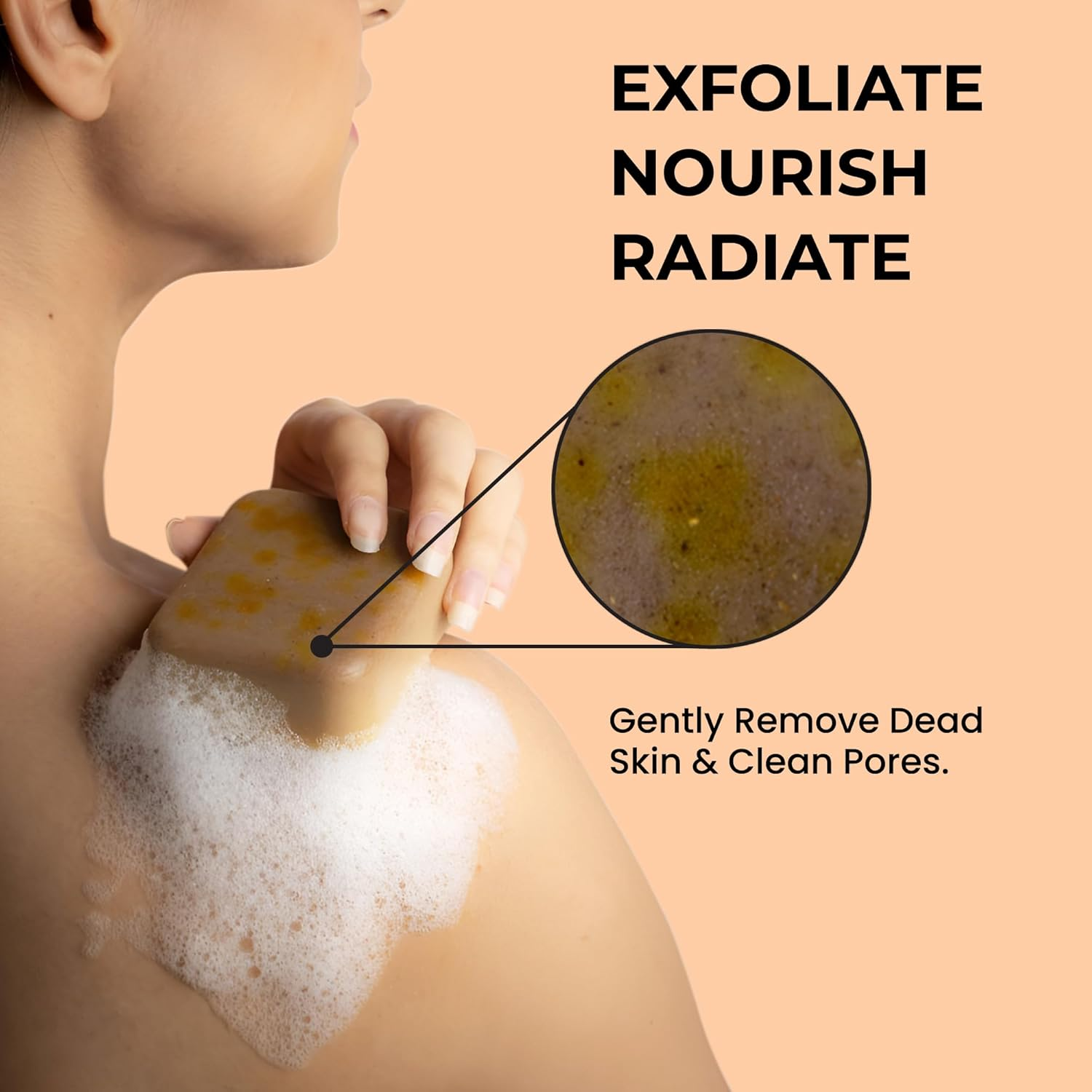 Ghar Soaps Sandalwood & Saffron Magic Soaps for Bath (100 Gms Pack of 2) | Paraben Free | Chandan & Kesar Bath Soap | Handmade Soaps for Glowing | Skin Brightening Soap for Men & Women image number 1