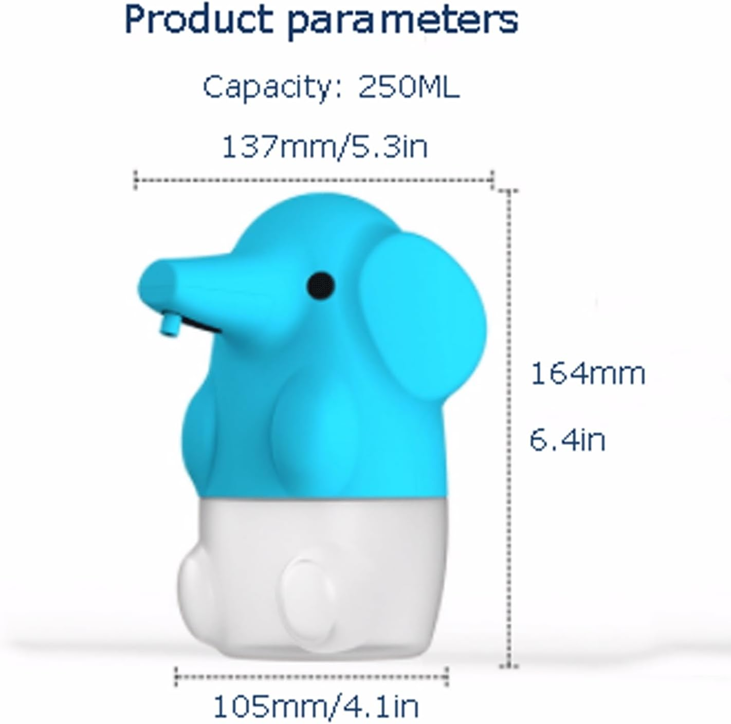 Automatic Cleaning Soap Pump Touchless Automatic Soap Dispenser Liquid Soap Dispenser 2-Level Adjustable 250Ml/8.8Oz image number 5