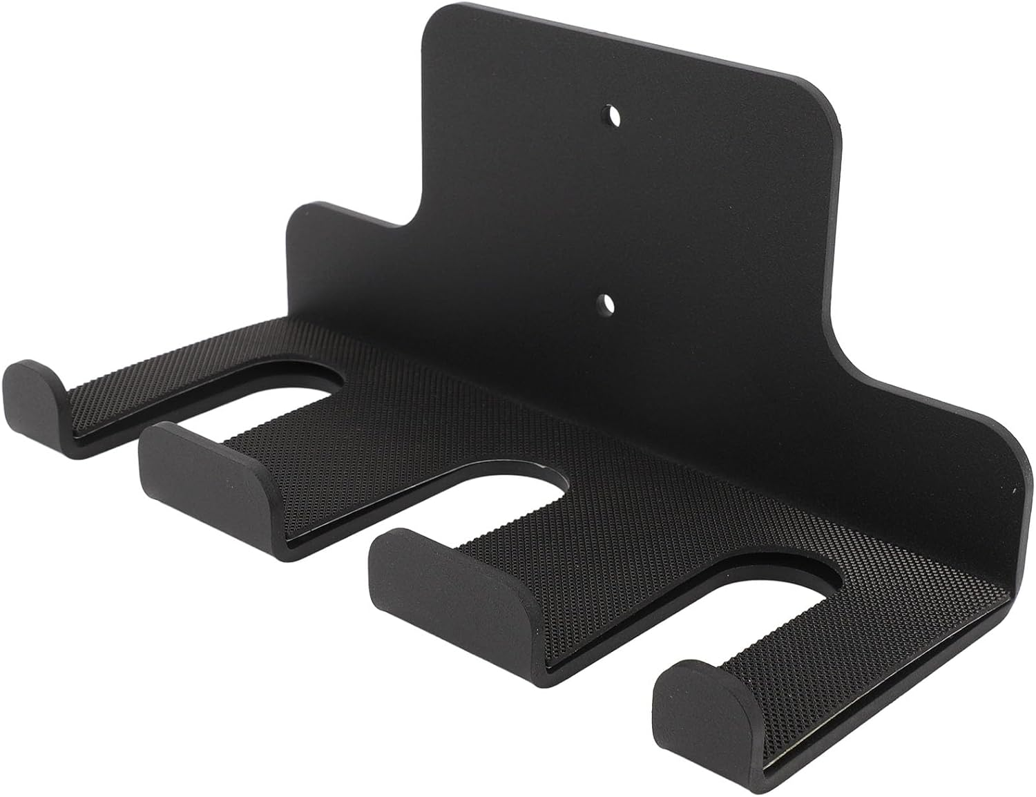 Wall Mounted Barbell Holder, Heavy Duty Carbon Steel Plate Barbell Storage Organizer with Rubber Pads Vertical Hanging Multi Purpose Barbell Storage Rack for Home Gym Accessory image number 2