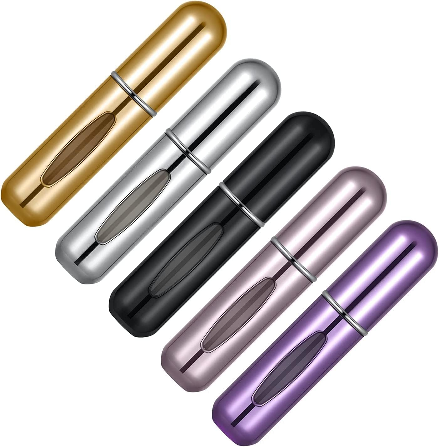 Portable Mini Refillable Perfume Atomizer Bottle Atomizer Travel Size Spray Bottles Accessories 5 Sets of 5Ml/0.2Oz image number 1