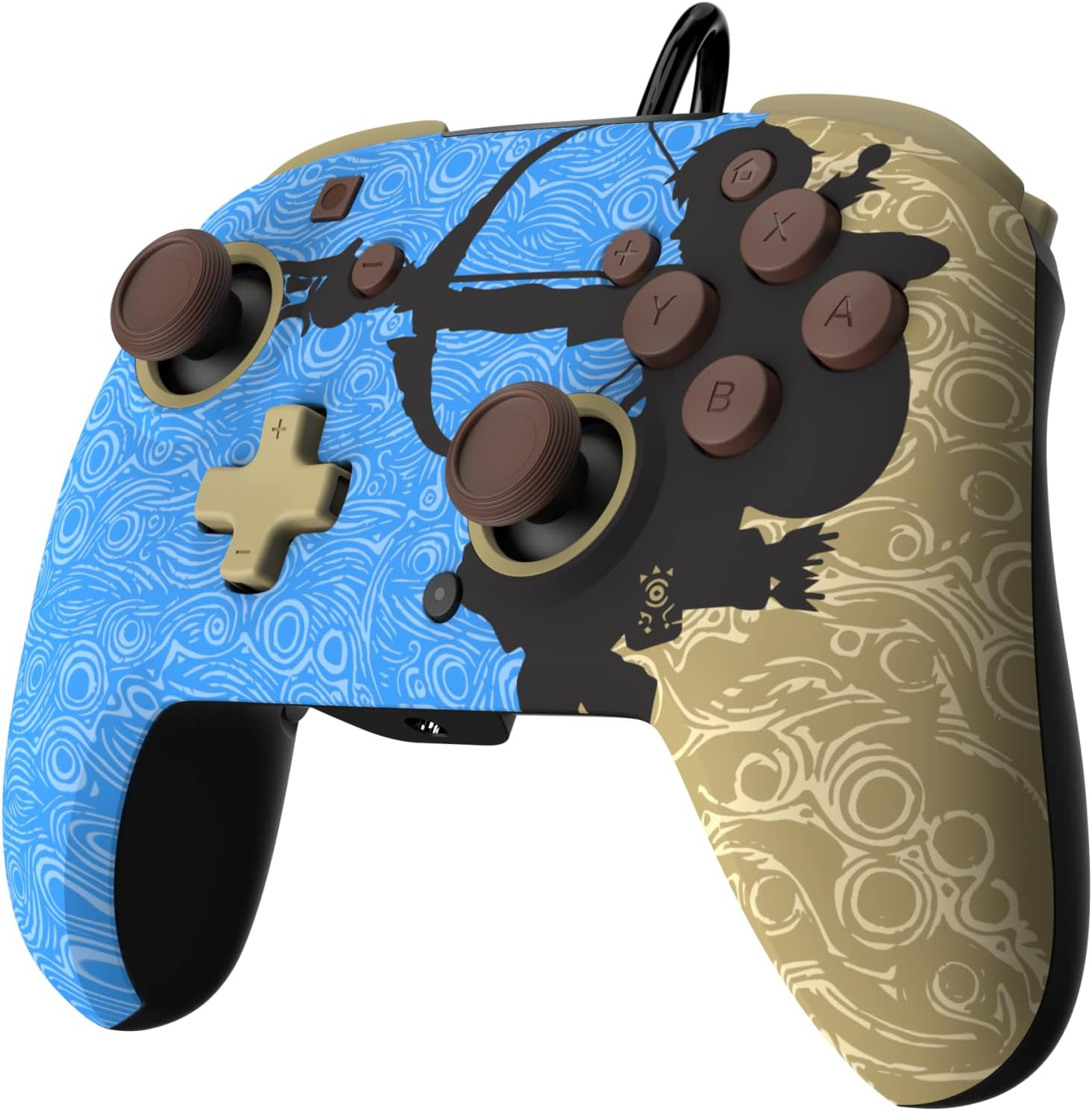 PDP Switch Rematch Wired Controller Ancient Arrows ZELDA Officially Licensed by Nintendo - Customizable Buttons, Sticks, Triggers, and Paddles - Ergonomic Controllers image number 2