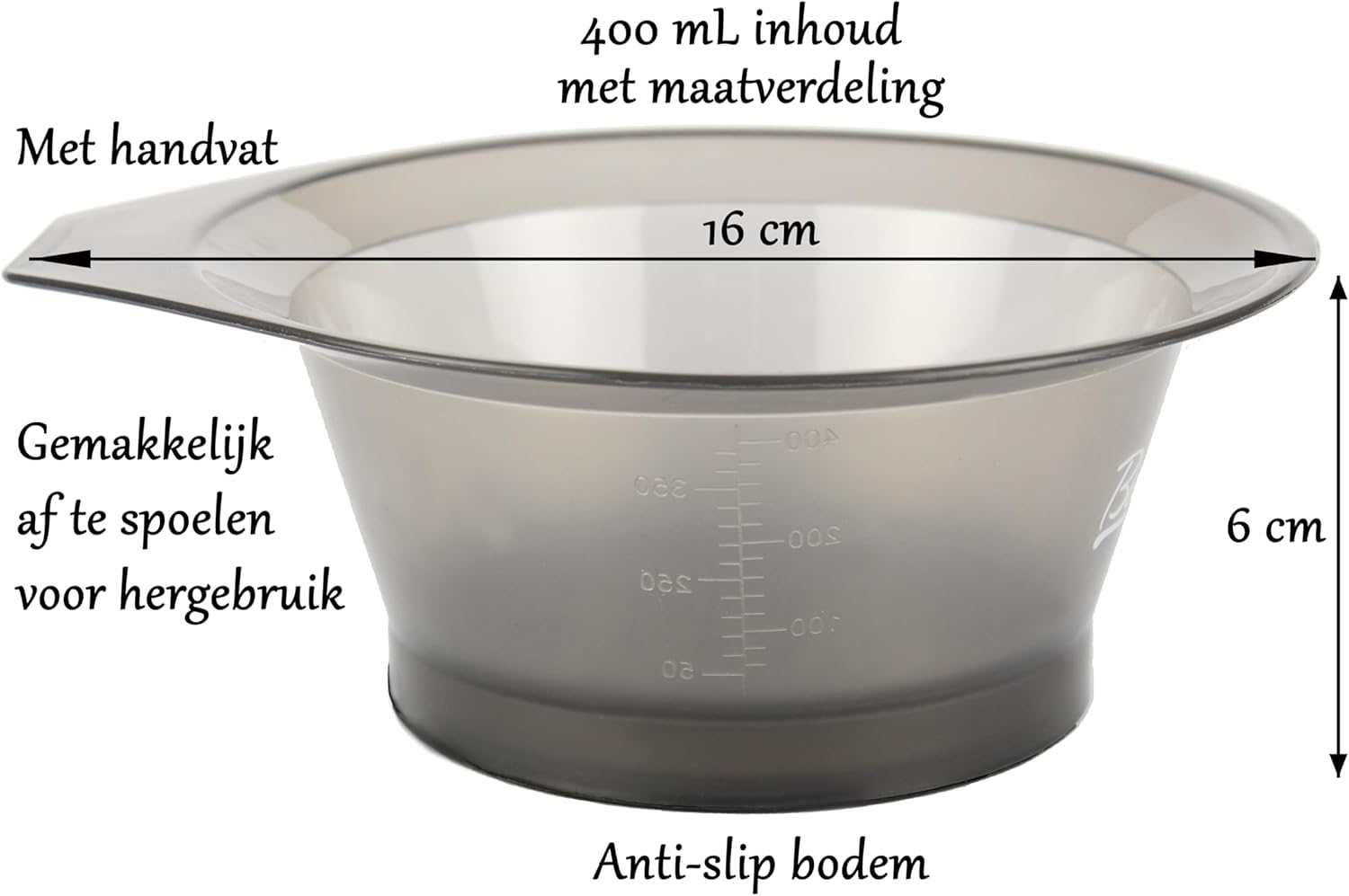 Hair Dye Set 7 Pieces Black