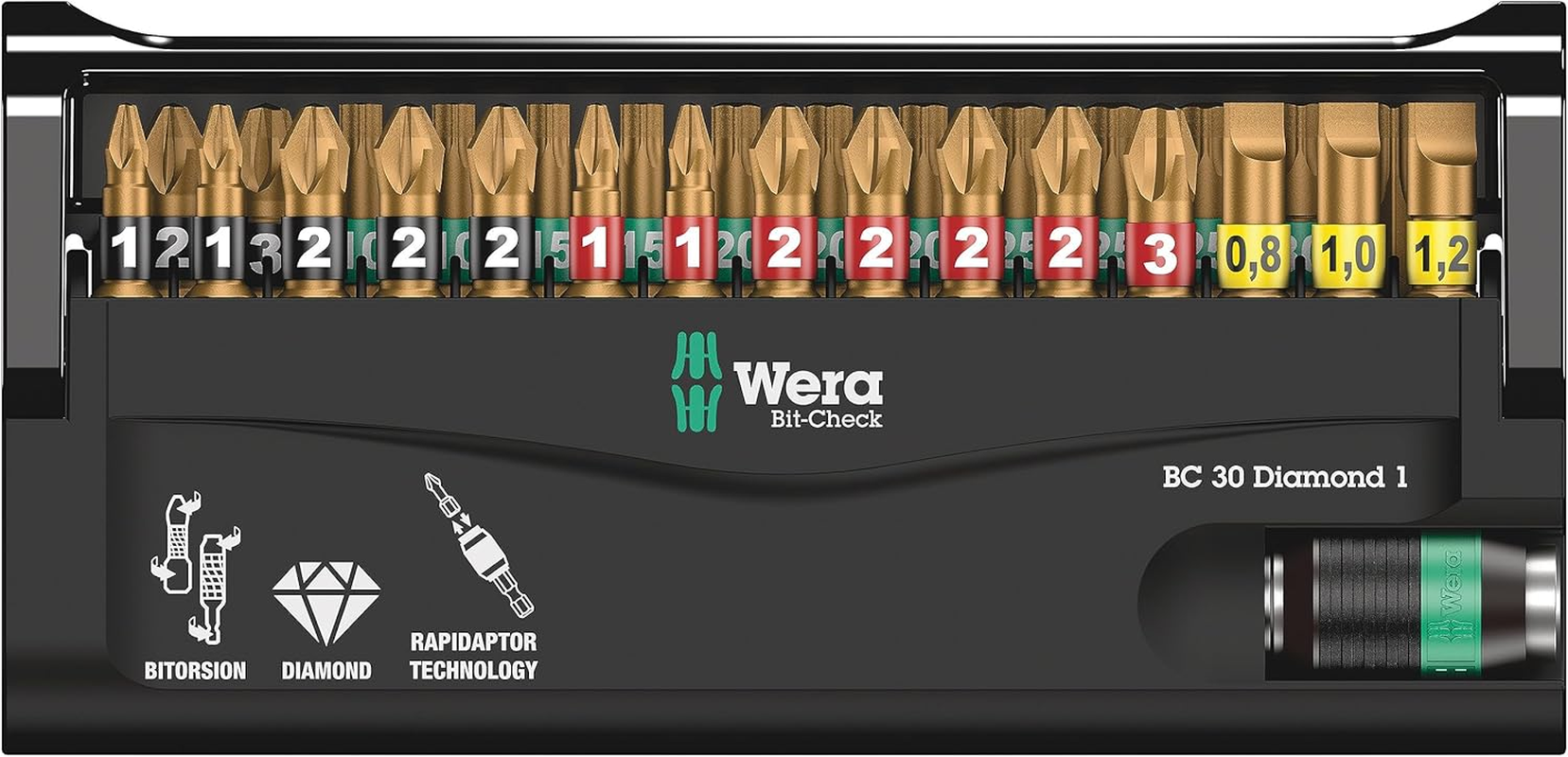 Wera Bit Check Diamond Bit 30 Piece Set image number 6
