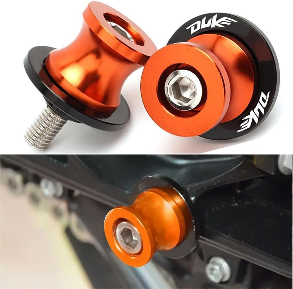 Duke Repair Stand Racing Adapter M10 10 Mm Bobbins Stand Holder for Duke 125 200 250 390 690 790 890 R 990690 Duke R /690 LC4 Supermoto LC4 Enduro /690 SMC (Orange) image number 3
