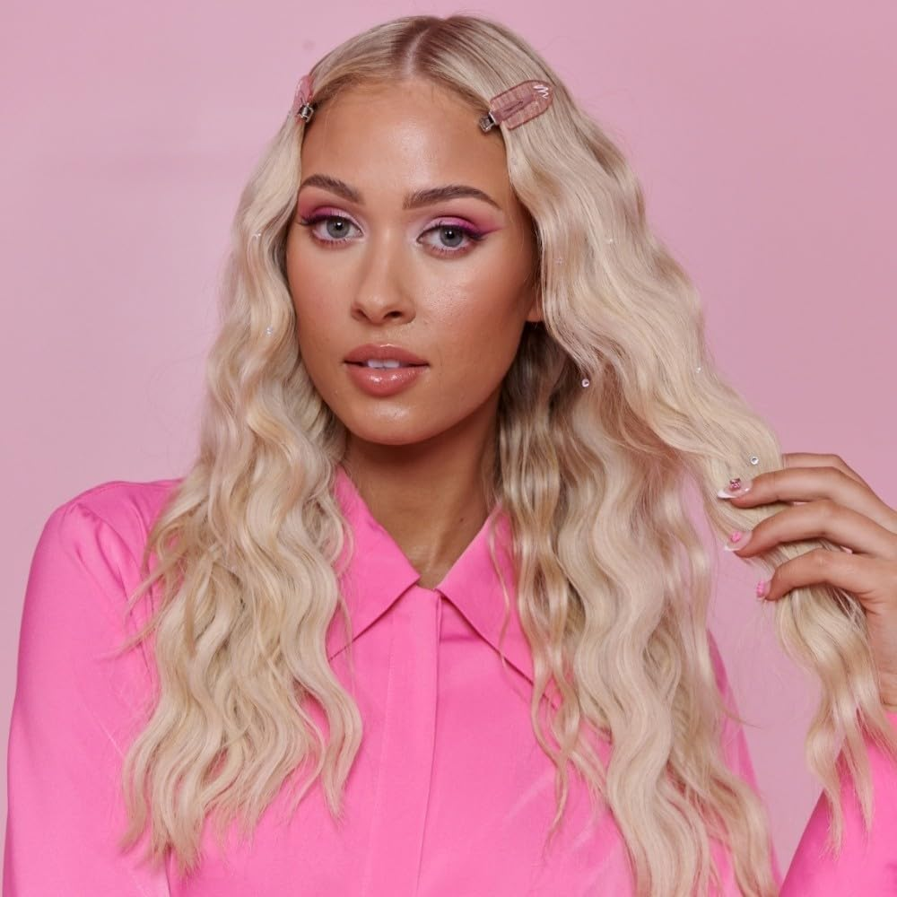 Mermade Hair No-Crease Clips 6-Pieces, Pink image number 6