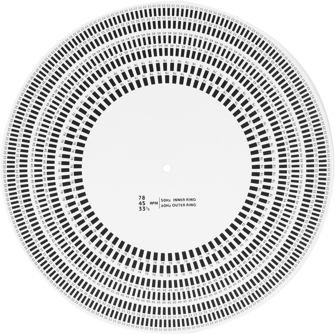 LP Stroboscope Disc, LP Turntables Calibration Disc Practical, Calibration Disc Rotational Speed Detection, Turntable Stroboscope Mat for Record Player image number 2