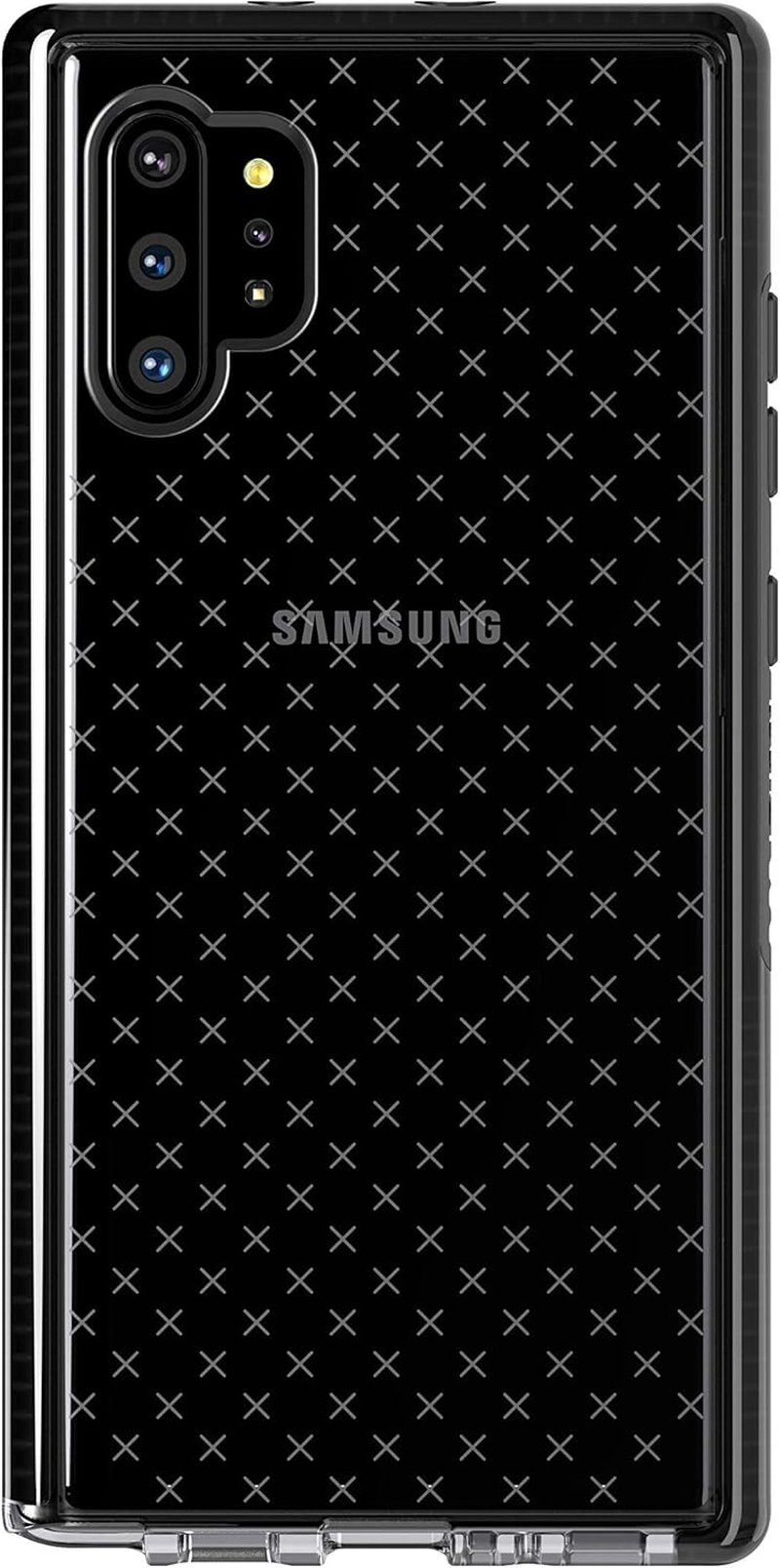 Tech21 Evo Check Phone Case Cover for Samsung Note 10+ (Plus) - Black/Smokey