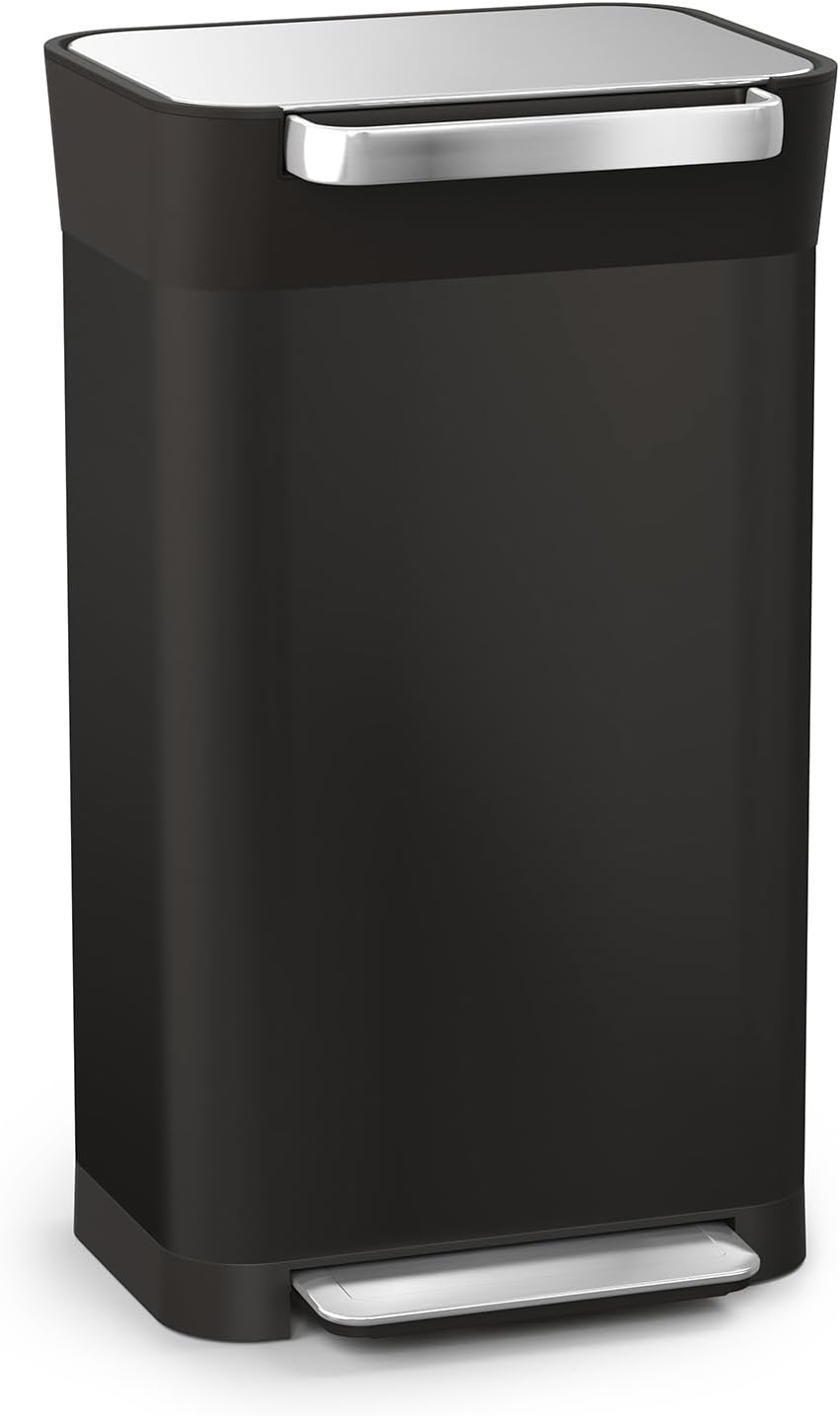 Joseph Joseph Titan 30 Trash Compactor Kitchen Bin - Stainless Steel
