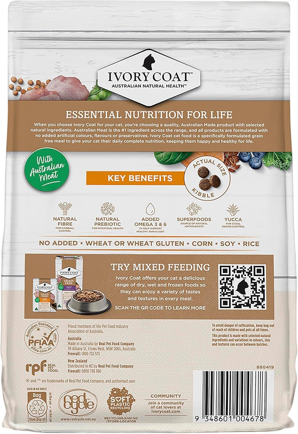 IVORY COAT ADULT CAT CHICKEN with COCONUT OIL 2KG image number 1