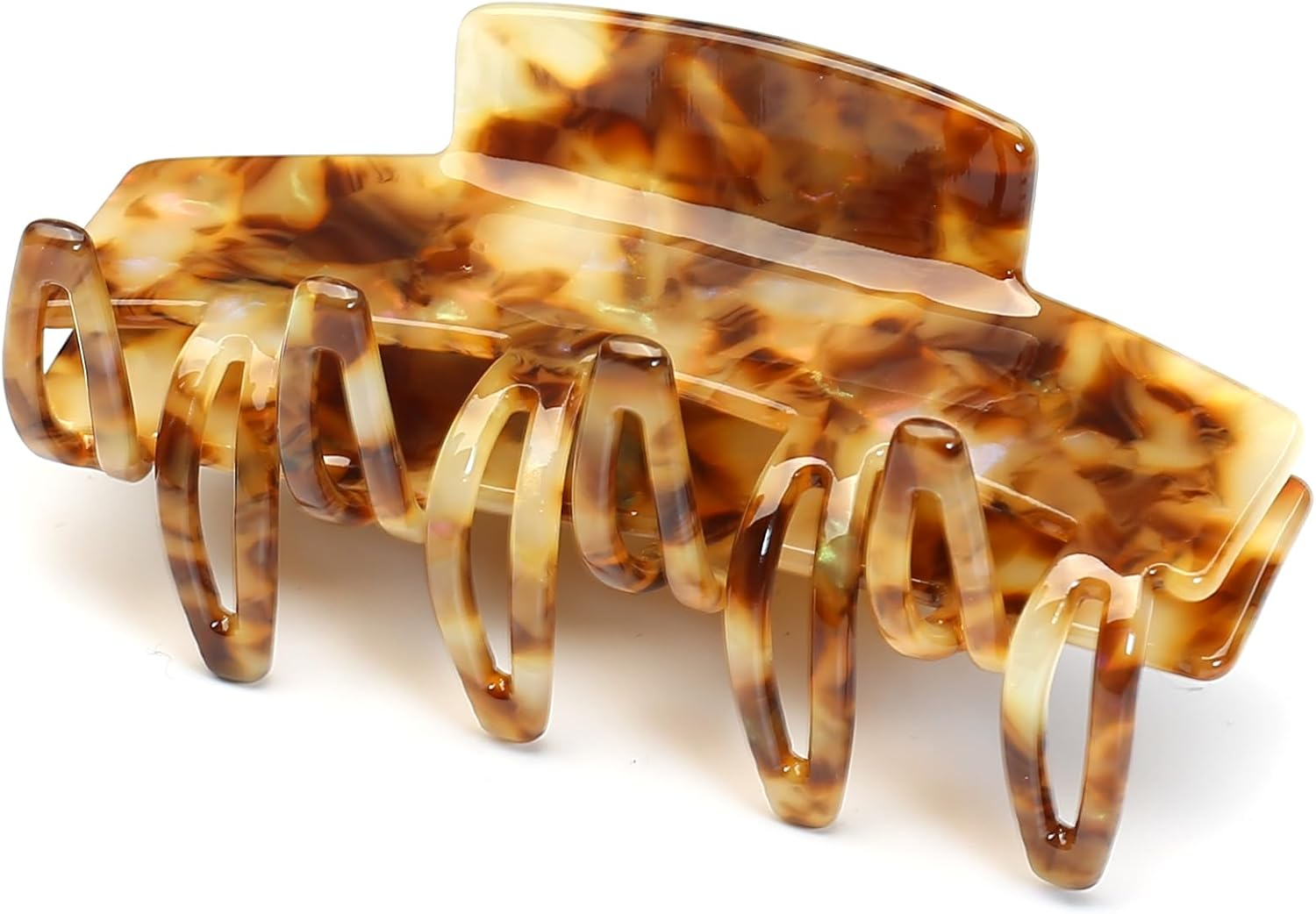 Square Hair Clip Beautiful Women'S Hair Clip Headpiece Elegant Hair Accessory 1 Piece (9.8 Cm X 4.2 Cm, Pink)