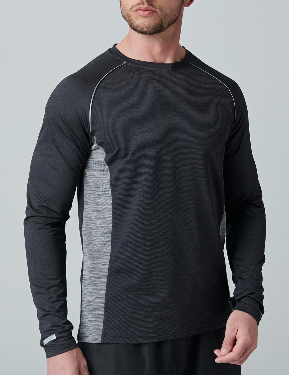 Liberty Imports 3 Pack: Men'S Long Sleeve T Shirts, Dry Fit UV Sun Protection Outdoor Hiking Athletic Active Tops with Thumb Holes image number 7