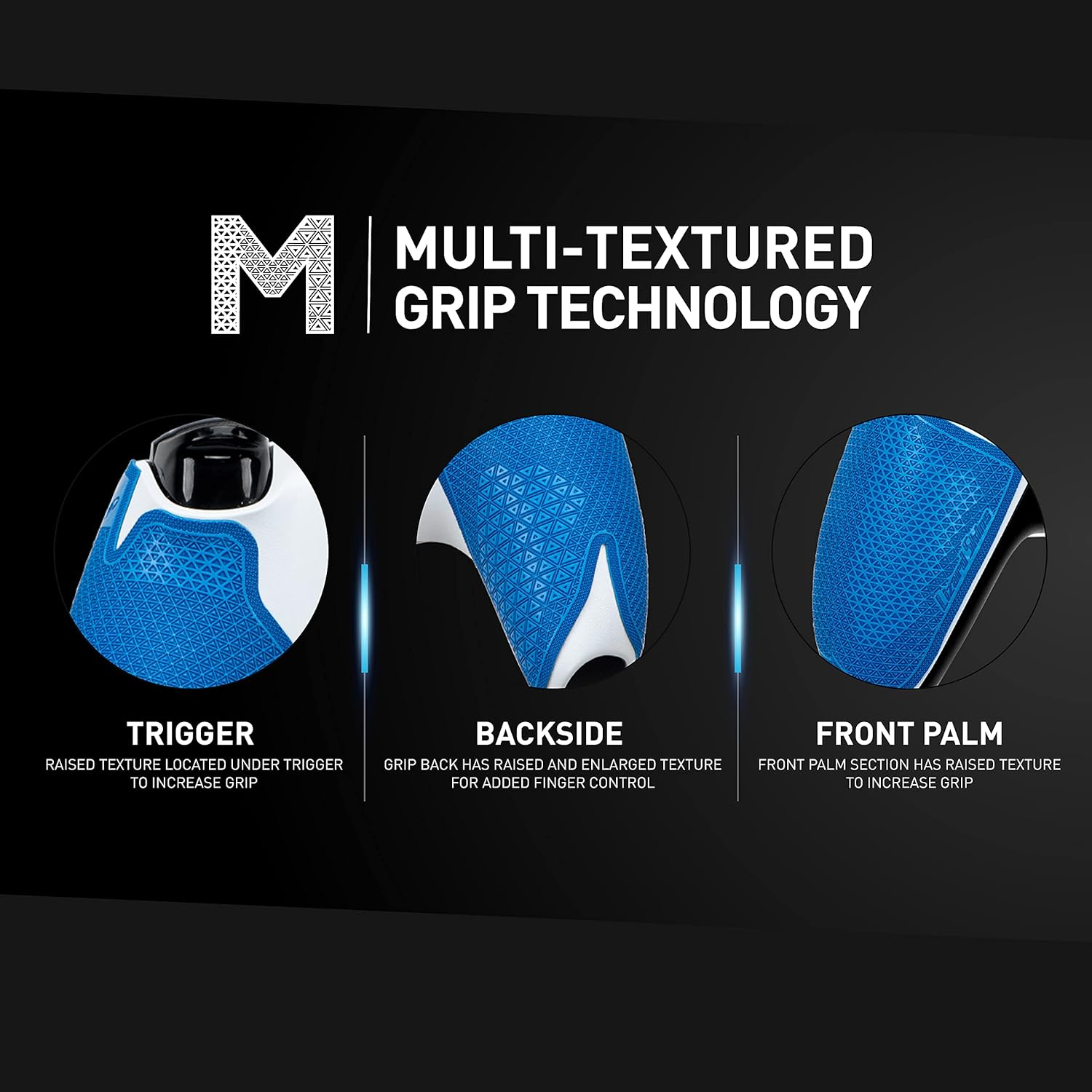 Lizard Skins PS5 Controller Grip &ndash; 0.5Mm DSP Playstation 5 Grip - Easy to Install PRE Cut Pieces (Crimson Red) - Blue image number 7