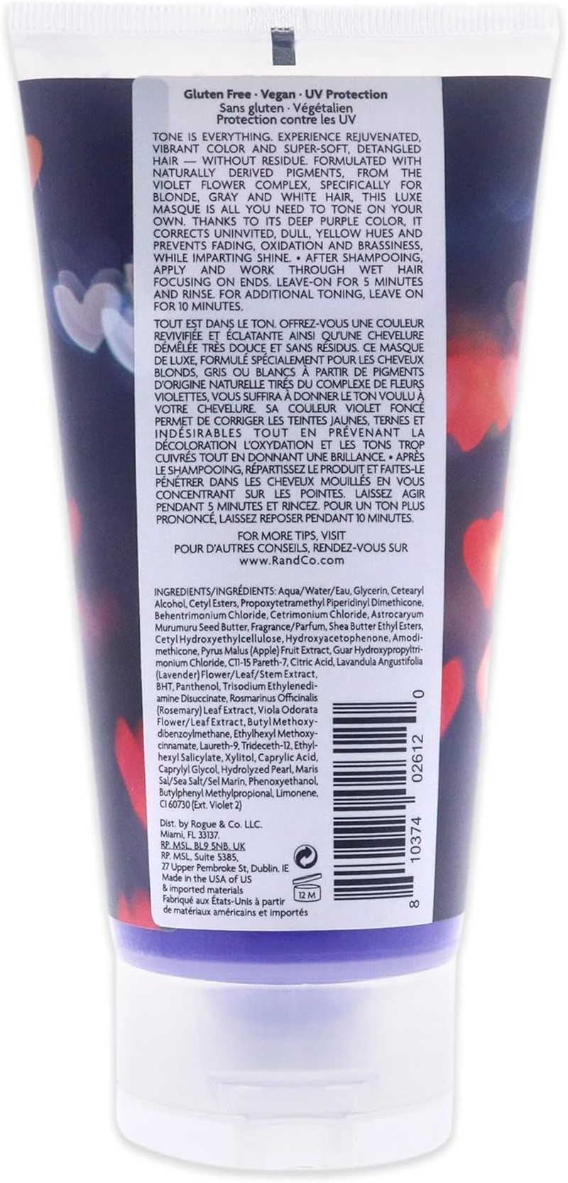 Sunset Blvd Blonde Toning Masque by R+Co for Unisex - 5 Oz Masque image number 3