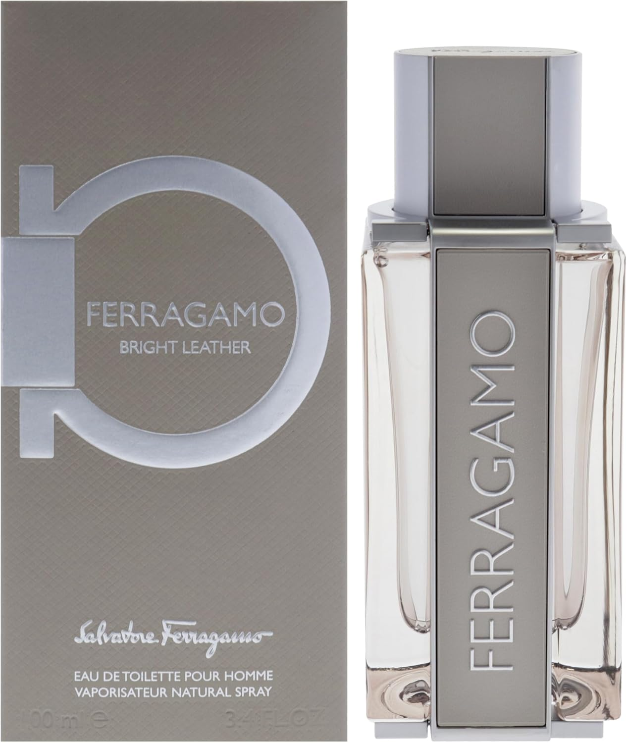 Bright Leather by Salvatore Ferragamo for Men - 3.4 Oz EDT Spray image number 2