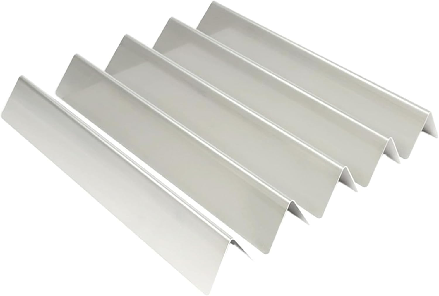 Flavorizer Bars for Weber Spirit - 5-Pieces Grill with Front Control Knob | Flavorizer Bars Replacement | Grill Burner Covers Accessories Dishwasher Safe Aroma Rails for Outdoor Cooking Barbecue image number 3