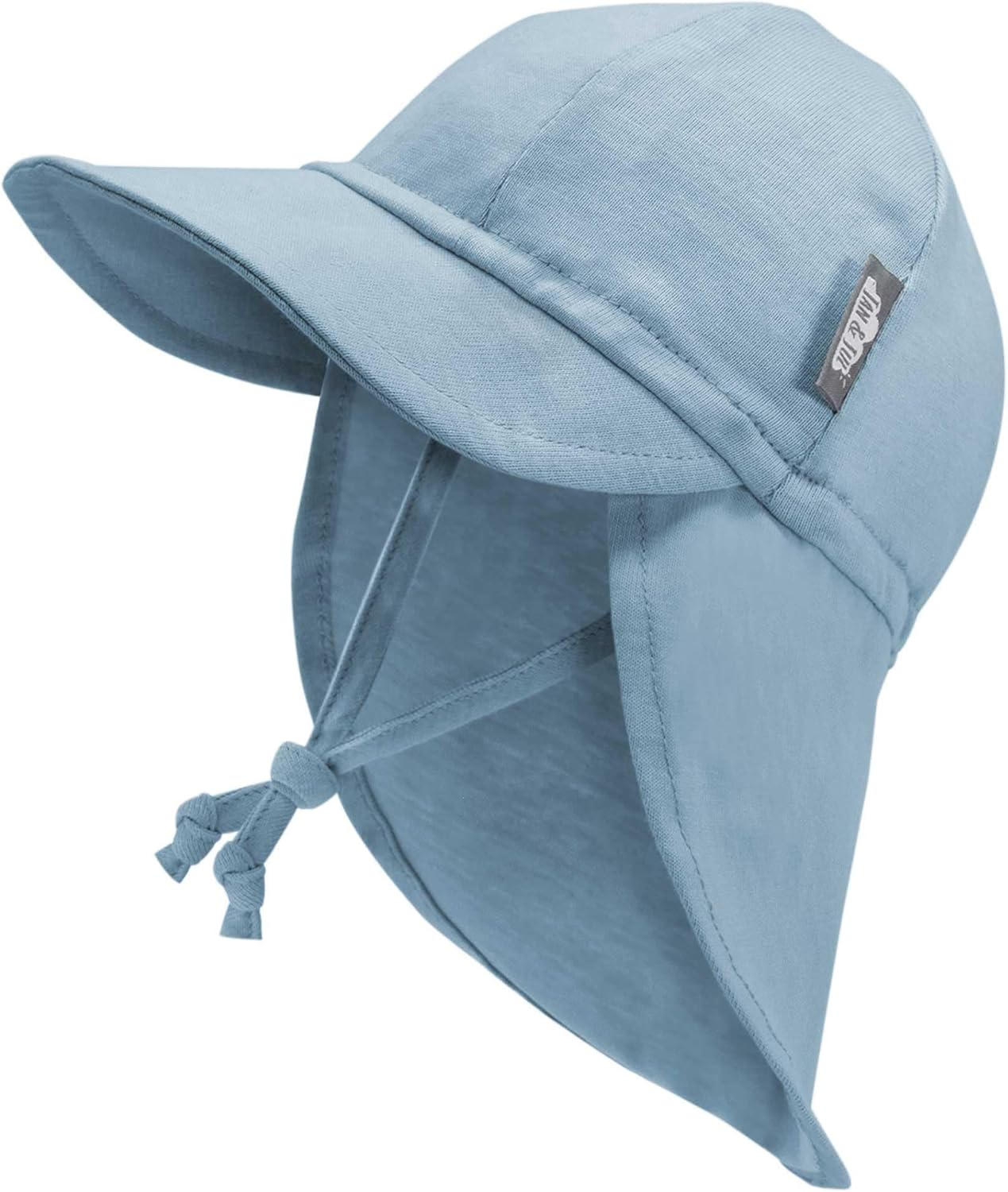 JAN & JUL Sun Soft Baby Cap | Cotton Neck Flap Hat for Infants