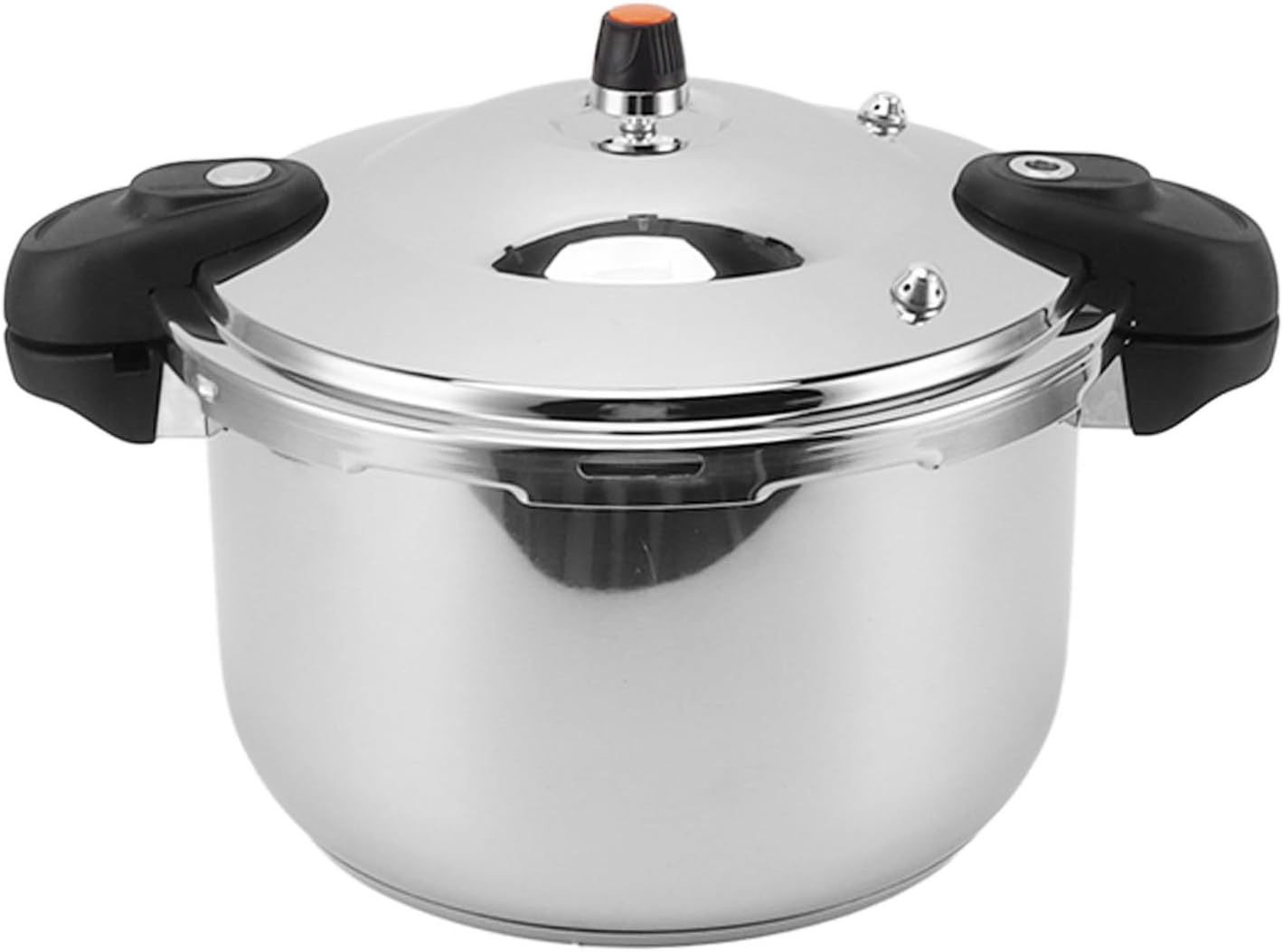 Stainless Steel Pressure Cooker, Household Pressure Cooking Pot with Safety Valve, Multi Functional Cookware with Pressure Limit Device, Compatible with All Types of Stoves (10L) image number 6