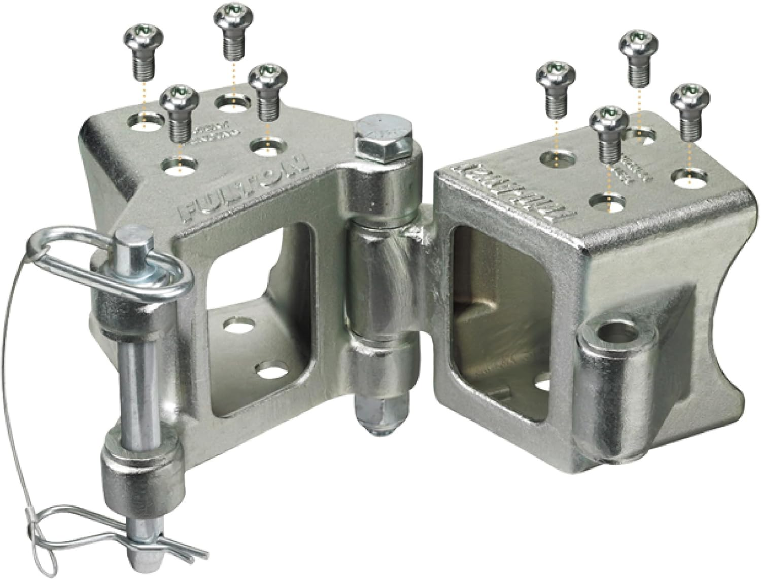 Fulton HDPB340101 Fold-Away Bolt-On Hinge Kit for 3" X 4" Trailer Beam - up to 7,500 Lb. GTW image number 3