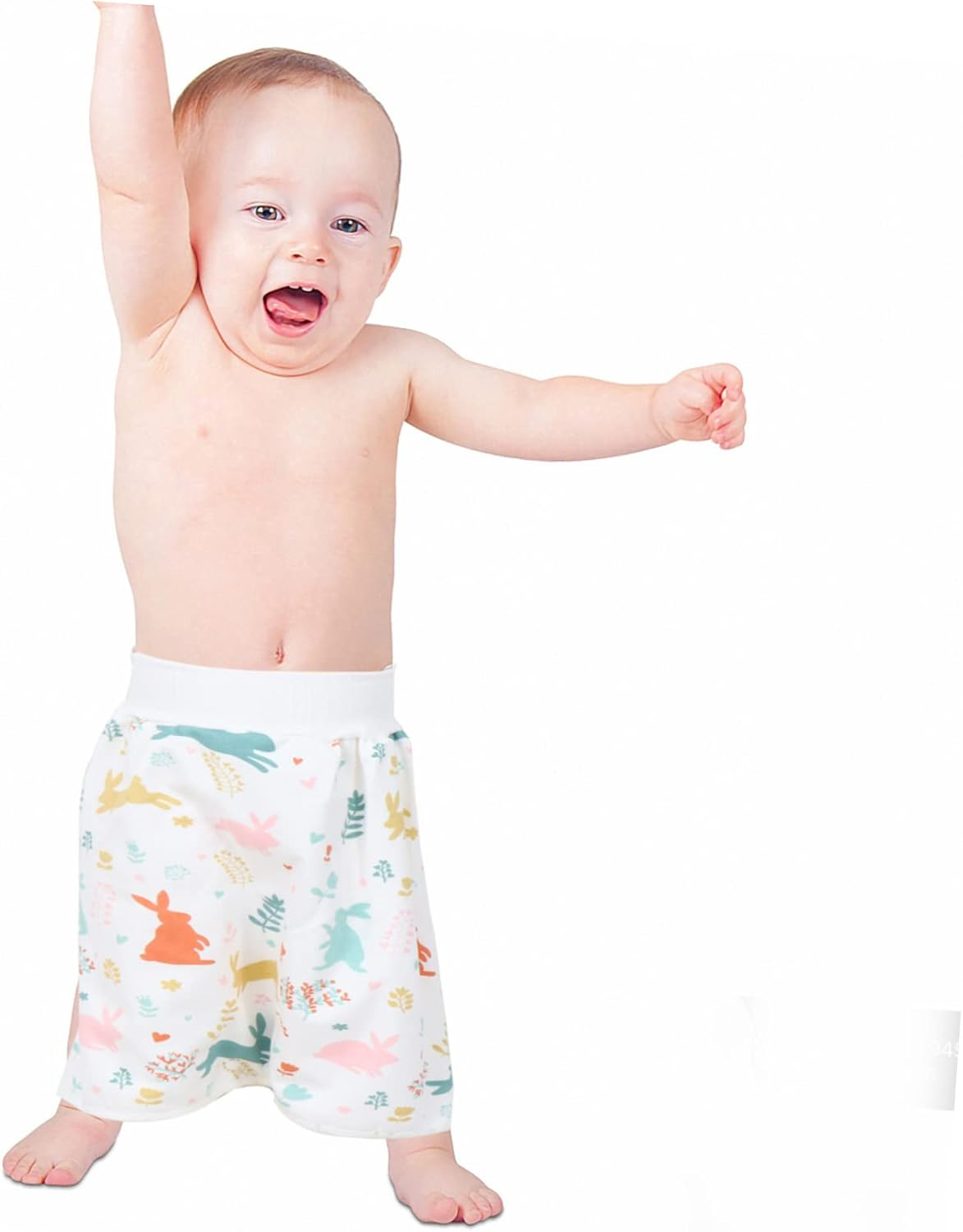 HANABASS Diaper Skirt with Breathable Cotton Elastic Waist Training Pants for Potty Training Washable and Comfortable Undies for Boys image number 5