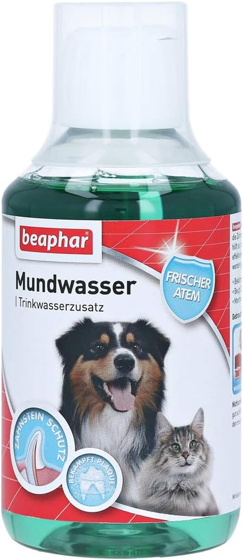 Beaphar Mouthwash - Drinking Water Additive - for Dogs and Cats - Dental Care without Toothbrush - 250 Ml