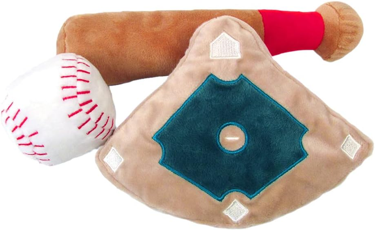 TONBO Happy Chow Combo - Squeaky Plush Cute Dog Toys, Burger, Fries, Soda (Happy Chow Combo)