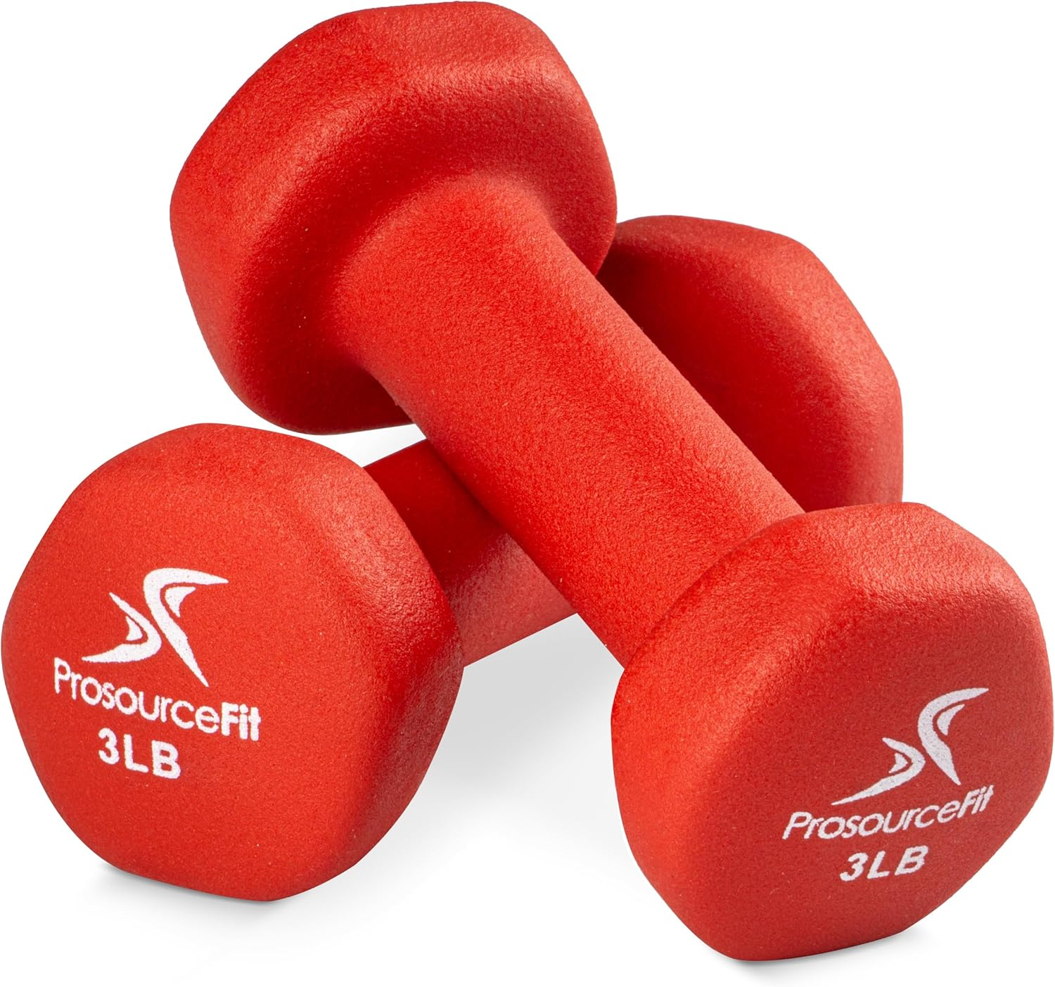 Prosourcefit Neoprene Dumbbell Coated for Non-Slip Grip, 3 Lb image number 1