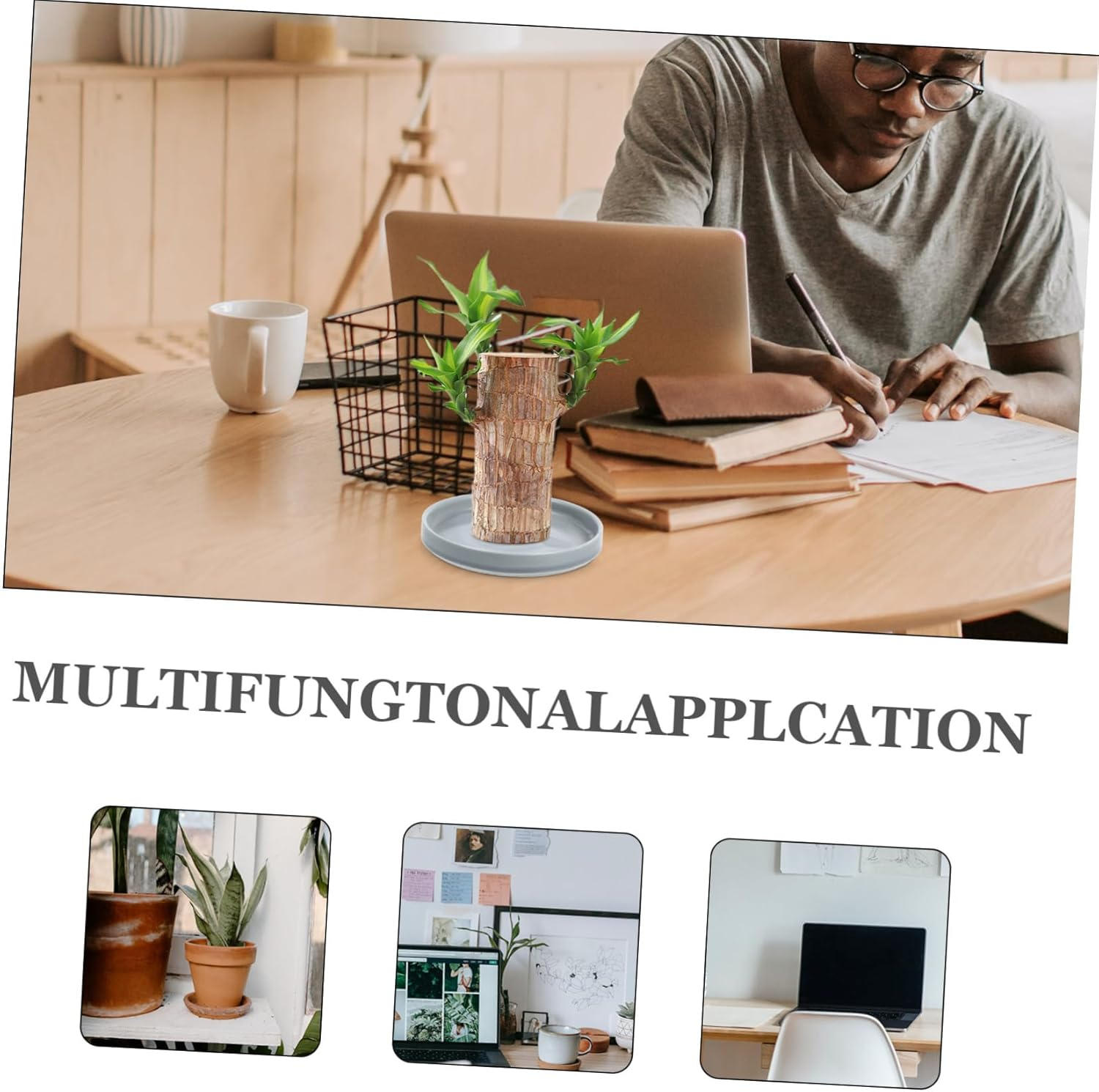 IWOWHERO Flower Pot Drainage Tray Potted Plants Saucer Stable Base for Types of Gardening image number 1