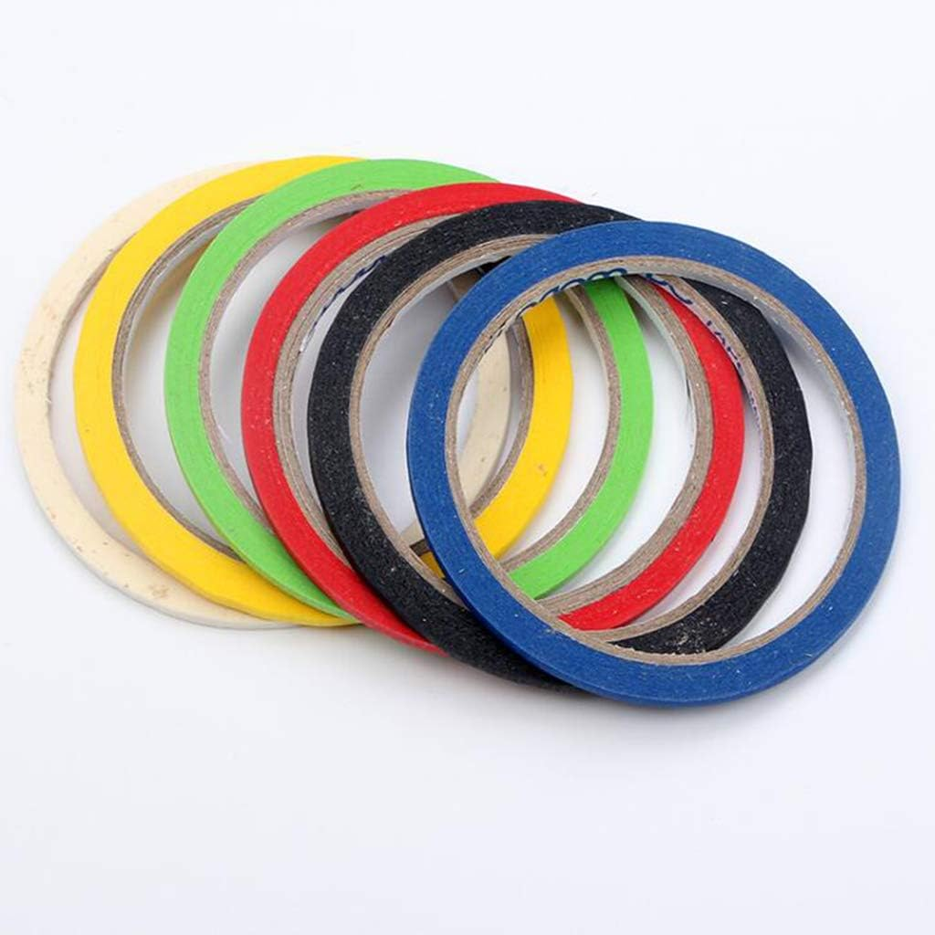 FAKEME 10X Draping Tape 3Mm Pattern Whiteboard Marking Tape Artist Dress, Black, 3Mm X 20Meters image number 5