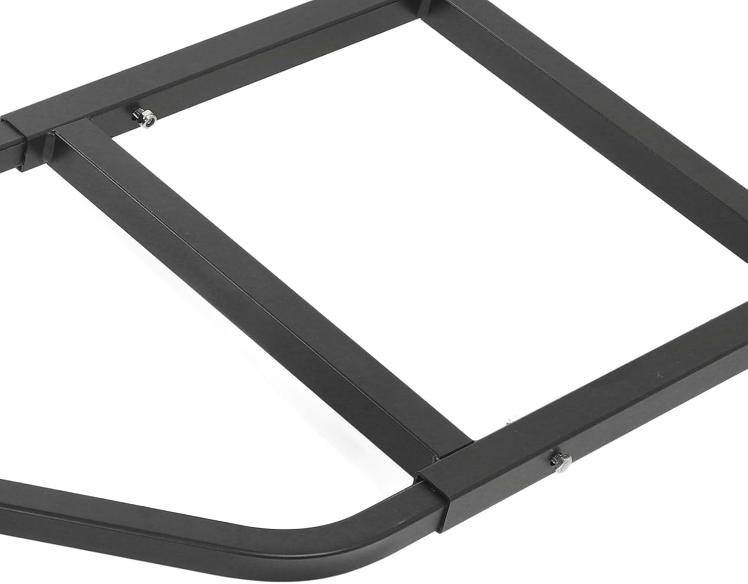 Universal Foldable Iron Truck Tailgate Ladder for Most Pickup Adjustable Pickup Tailgate Ladder with Stainless Steel Hex Screws, Capacity 300 Lbs, Space Saving Design