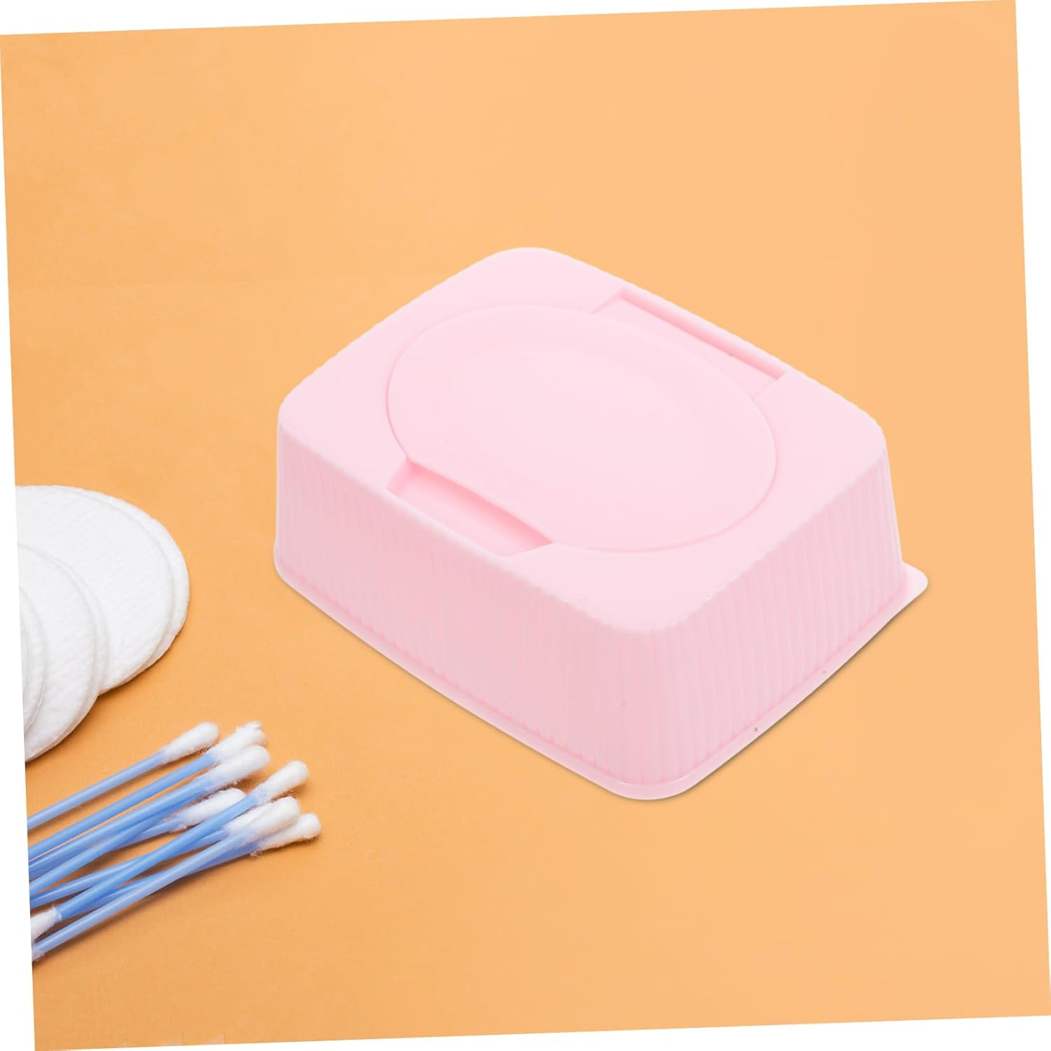 Alipis Plastic Wipes Container Wipes Dispenser Box Moisture Retaining for Freshness image number 5