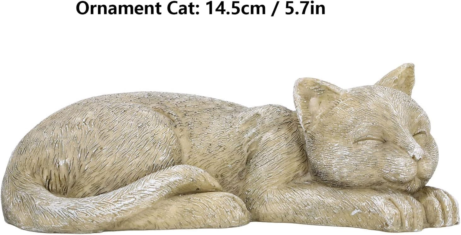 Pet Memorial Tombstone Outdoor Resin Pet Gravestone Cat Dog Sculpture for Garden image number 1