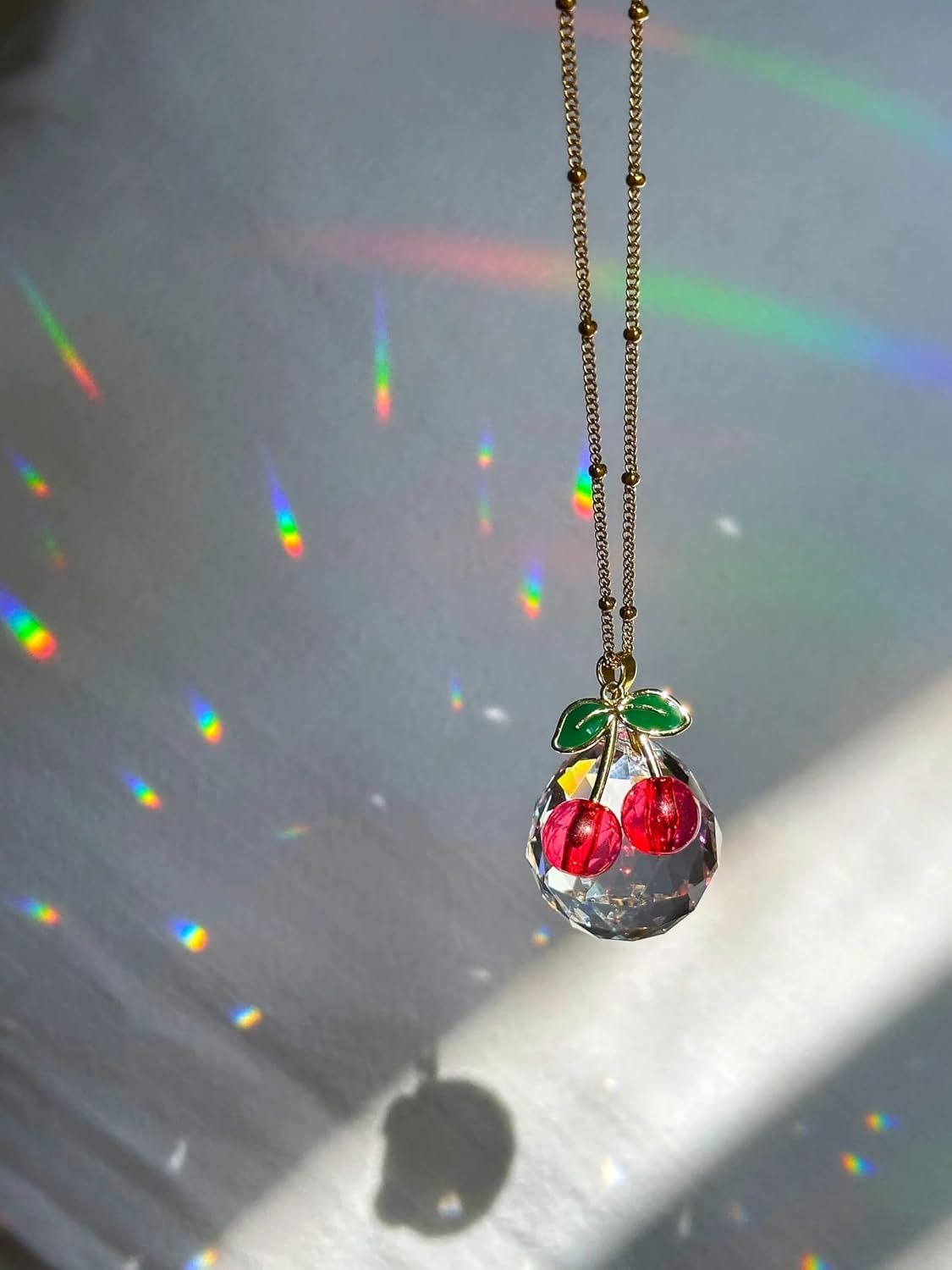 Cherry Car Rearview Mirror Accessories for Women image number 1