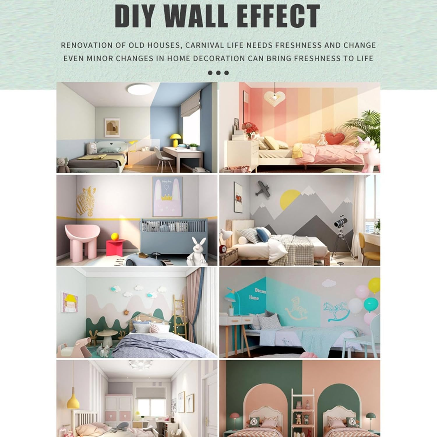 Wall Repair Paste, Wall Paint Kit, Ceiling Touch-Up Paint, Wall Painting Kit, Stain Removal Paint, Roller Brush Paint Kit, Paint Repair, Home Wall Repair Paste image number 4