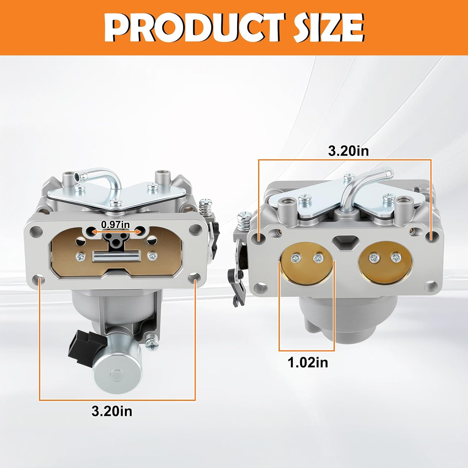 FH641V Carburetor Kit for Kawasaki FH641V FH661V FH680V FH721V FH751V FX850V FX801V 22 HP Engine Carb Replace#15003-​7115, 15004-​0763, 15004-1010,15004-7024 image number 1