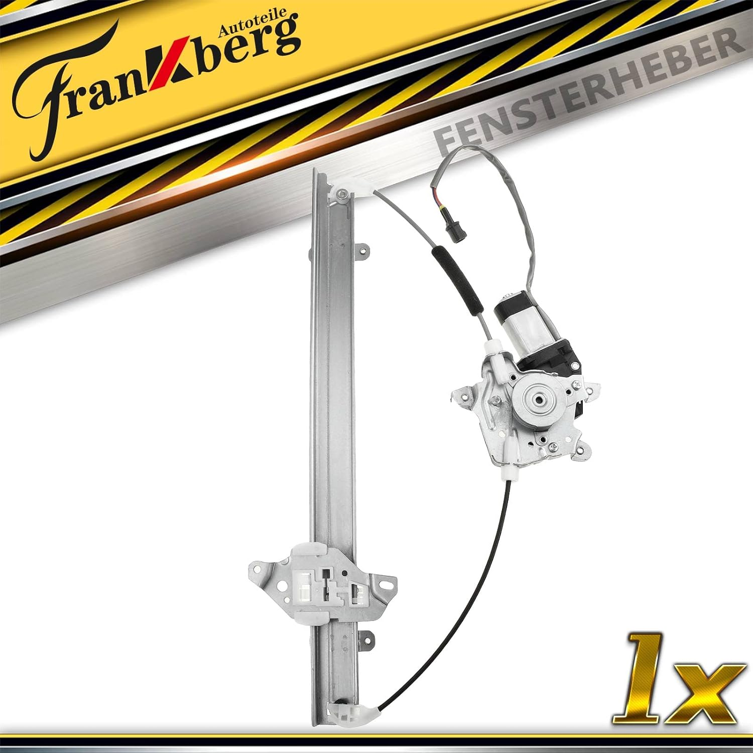 Frankberg Electric Window Regulator Front Right with Motor Compatible with X-Trail T30 SUV 2001-2013 807208H30A image number 1