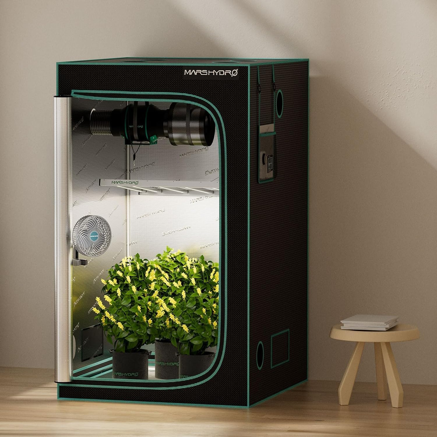 MARS HYDRO 6 Inch Clip-On Fan for Grow Tents, Powerful Oscillating Clip Fan with 10 Speed Low Noise for Hydroponic Plants, Hydroponic Ventilation Circulation(Upgraded Version) image number 6