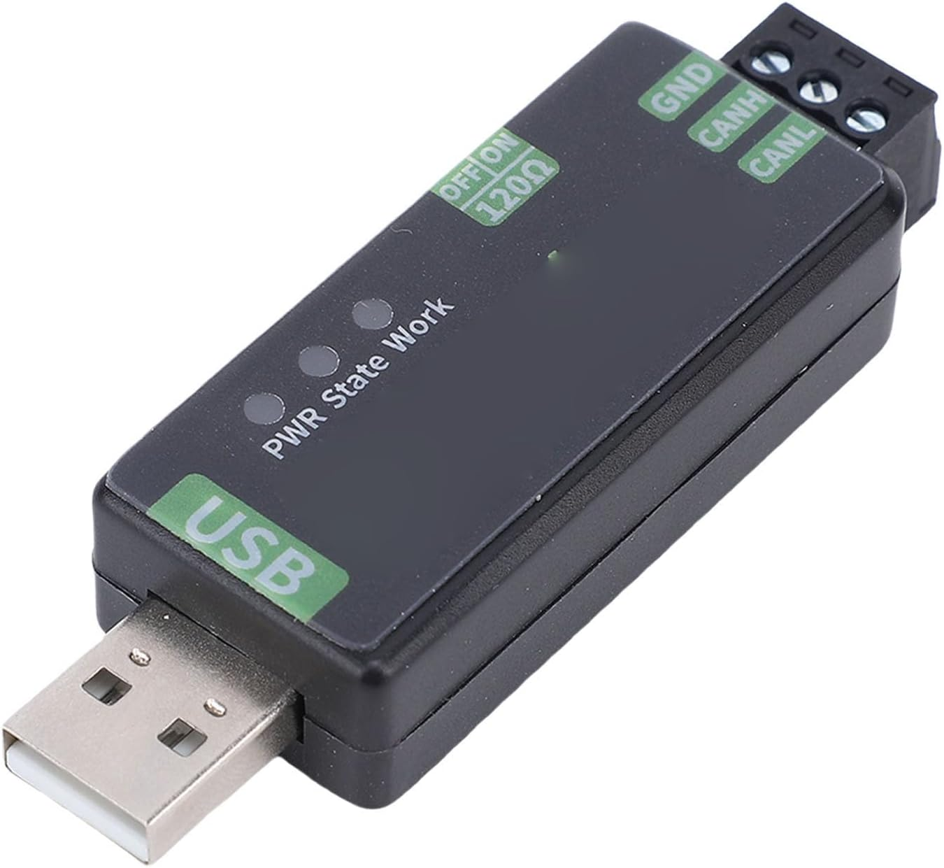 Jectse 2.0 USB to CAN Adapter with Upgraded Hardware for Industrial Use, High Speed Data Transfer, Stable Operation, 1M 2M 5M Transfer Rate, Terminal Resistor Selection, Socketcan image number 4