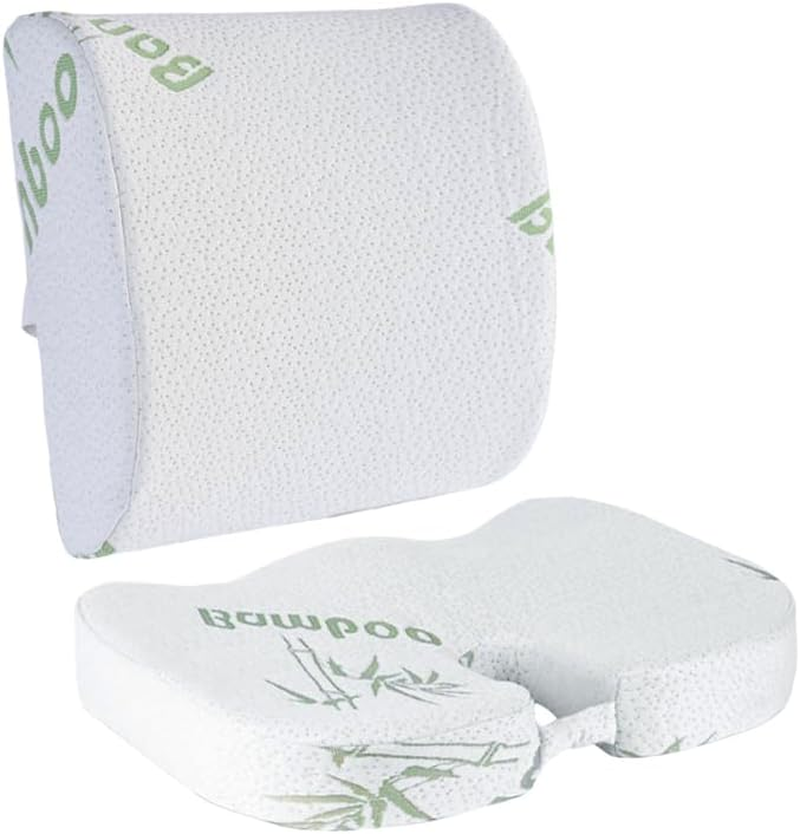 Lumbar Support Pillow Improves Posture, Superior Office Chair Back Support for Gaming and Desk Chairs, Versatile Use Lower Back Cushion Pillow for Car, Couch