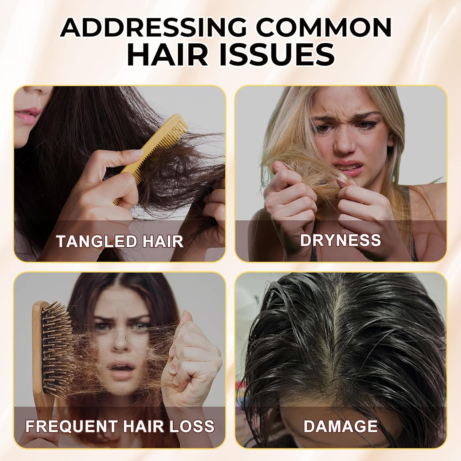 Collagen Hair Treatment Mask - 7.4 FL Oz,Deep Hydration & Repair for Dry, Damaged Hair, Natural Collagen Mask for Hair Treatment, Contain Maca, Avocado Oil for All Hair Types image number 6