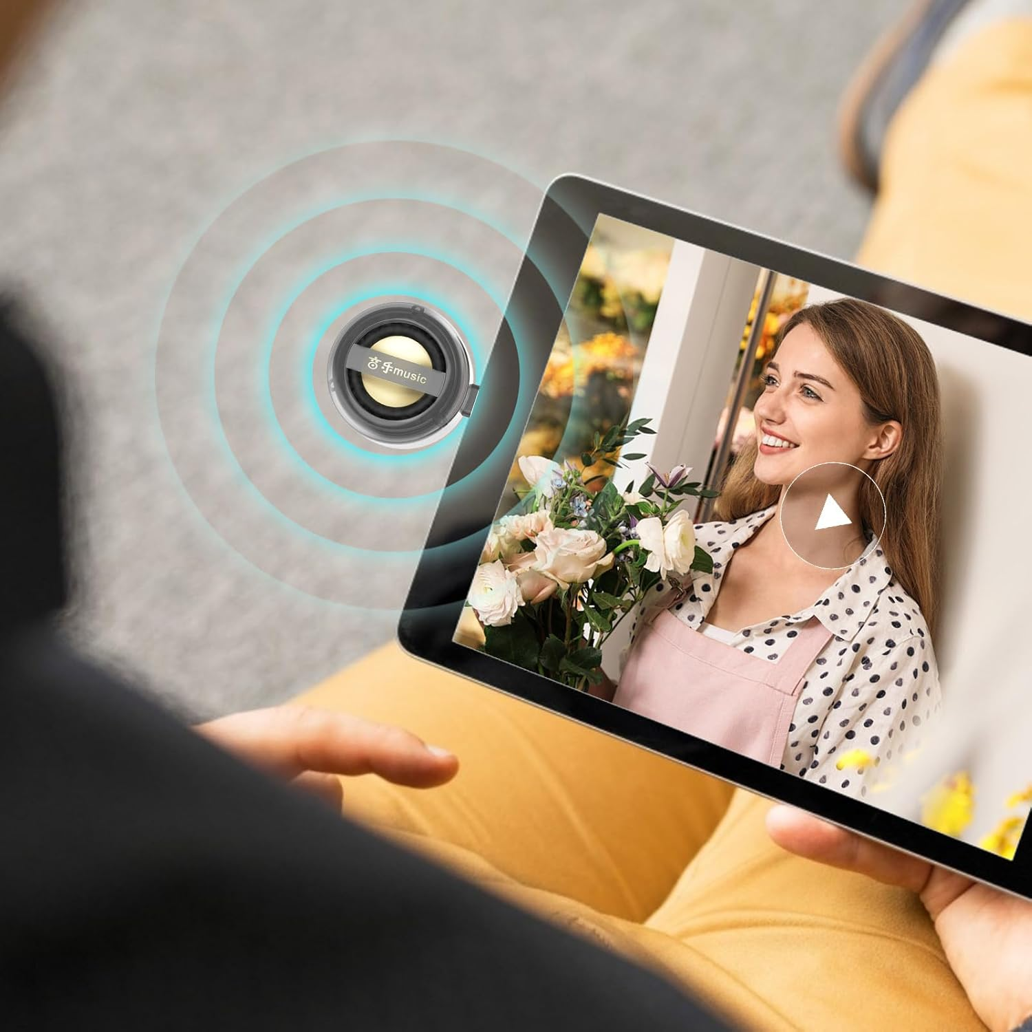 Outdoor Portable Speaker,Computer Speaker Amplifier | Mobile Phone Audio Amplifier Plug-And-Play, Portable Music Player for Cycling Camping image number 2