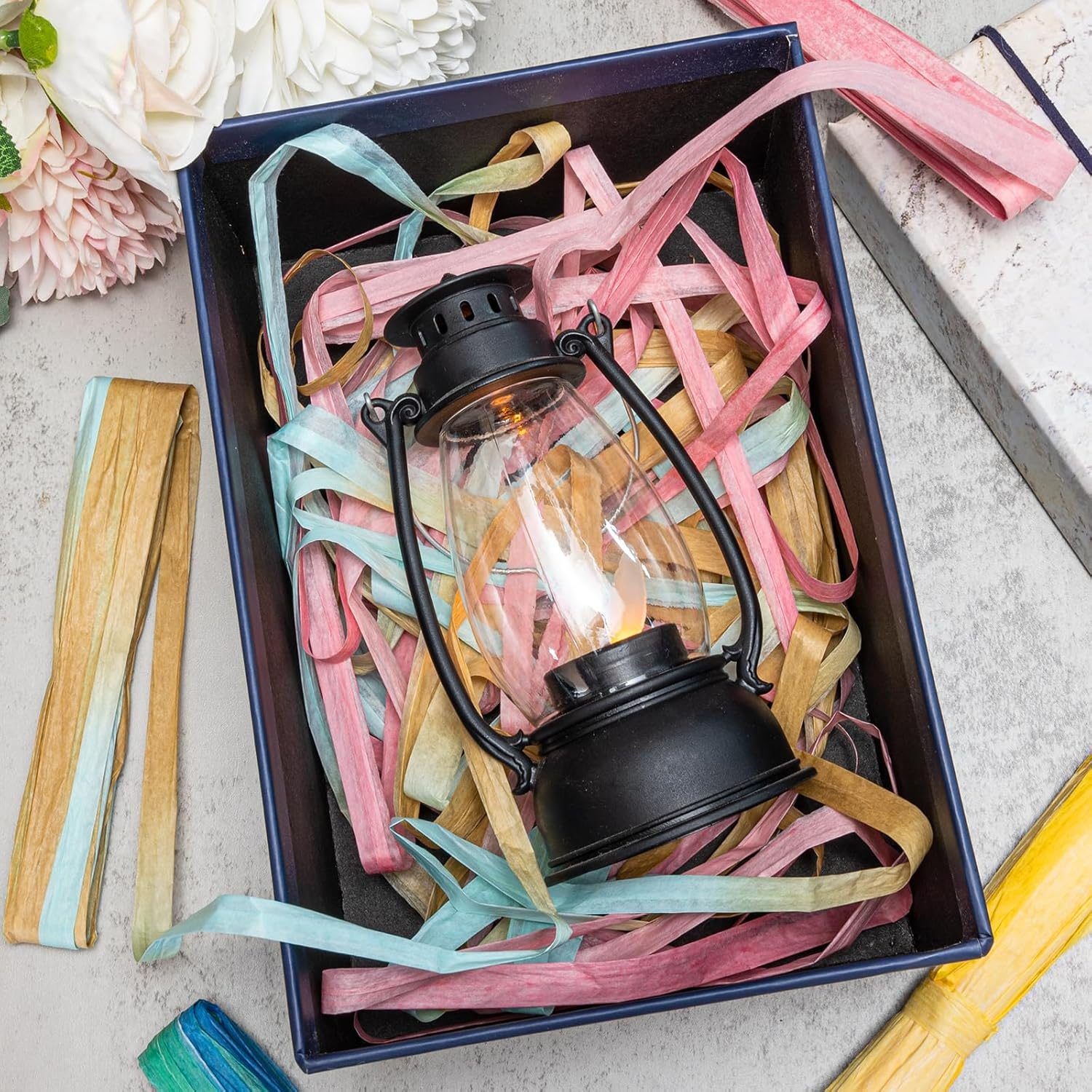 6 Bundles X 10 Meters Paper Ribbon Multicolor Paper Twine Color Paper Cord Decorative Craft String Paper Strip for Gift Wrapping Packaging Festival Party Decor DIY Arts and Crafts (July) - July image number 3