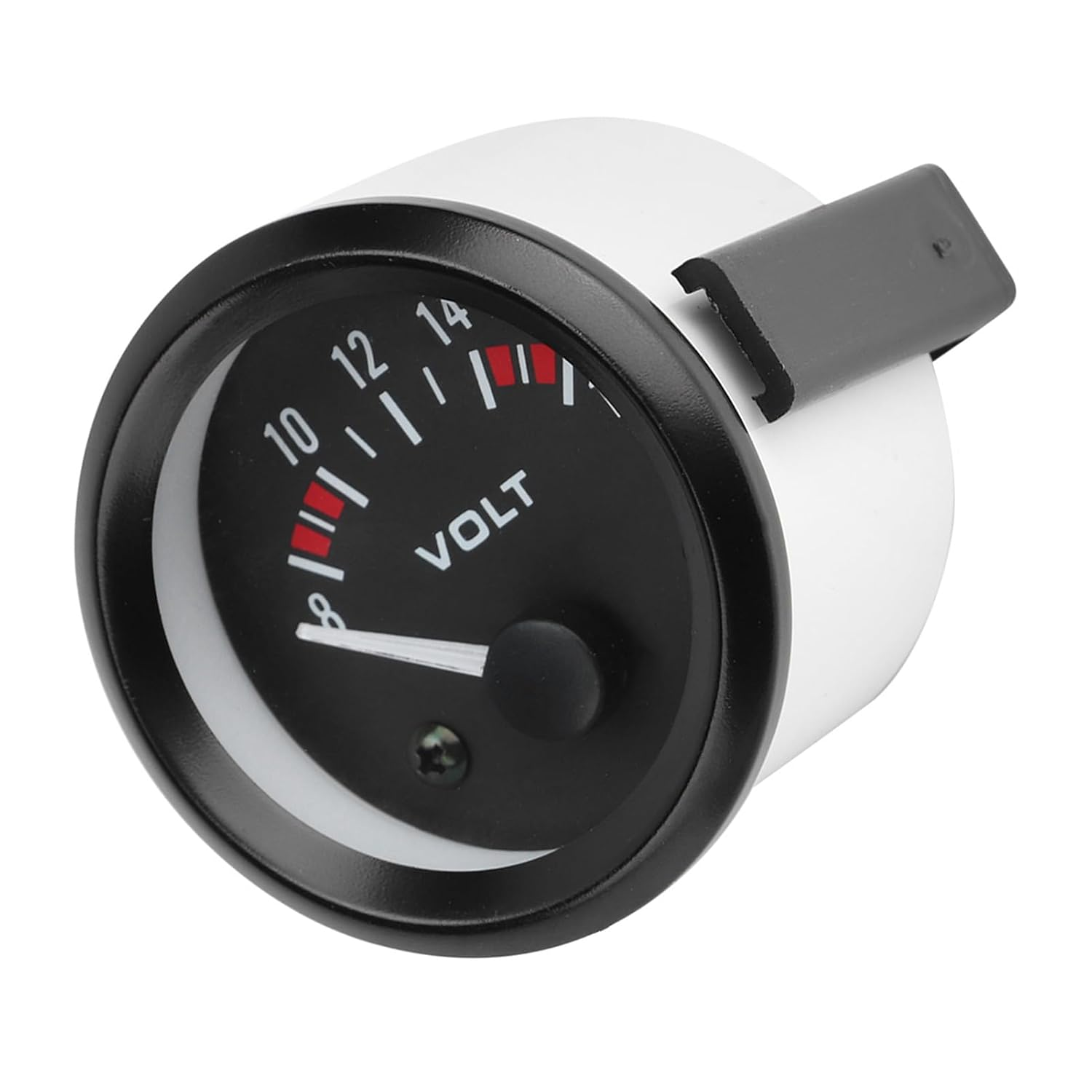 Car Universal 12V Voltmeter 52Mm/2In Voltage Meter Gauge for Most 12V Car, White Light, Aluminum Alloy Material image number 6