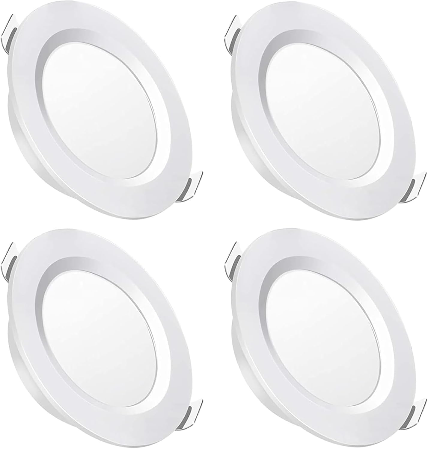 Bluefire RV LED Lights for Motorhome, 300 Lumen RV Interior Lights LED Downlights Recessed Ceiling Lights for Motorhome Boat Van Caravan Kitchen Cabinet(4 Pack, White) image number 2